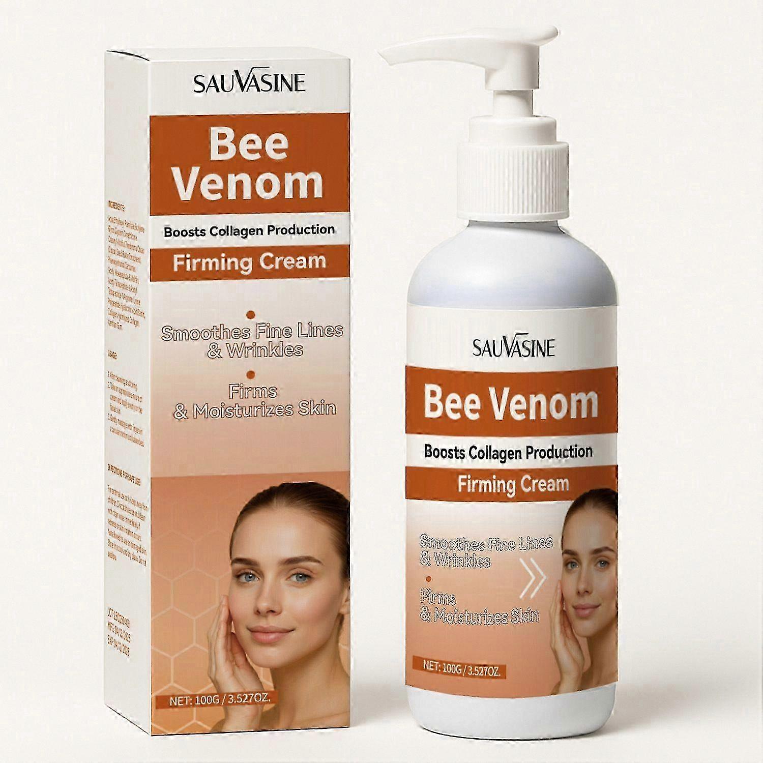 Multi-Action Firming Moisturizer with Bee Venom, Anti-Wrinkle & Lifting Cream for All Skin Types