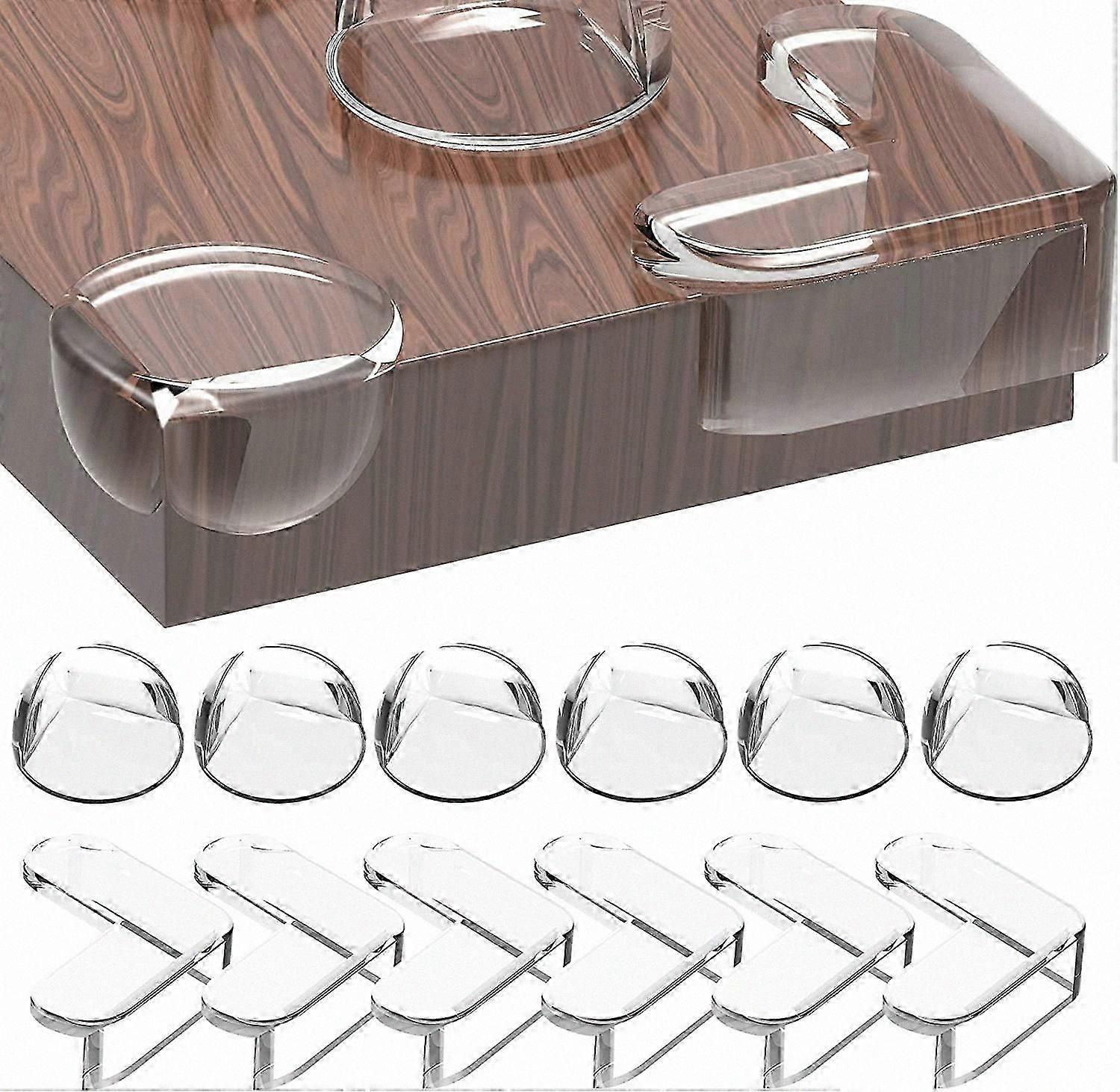 12 Pack Corner Protectors for Baby Safety, Table and Furniture Edge Guards
