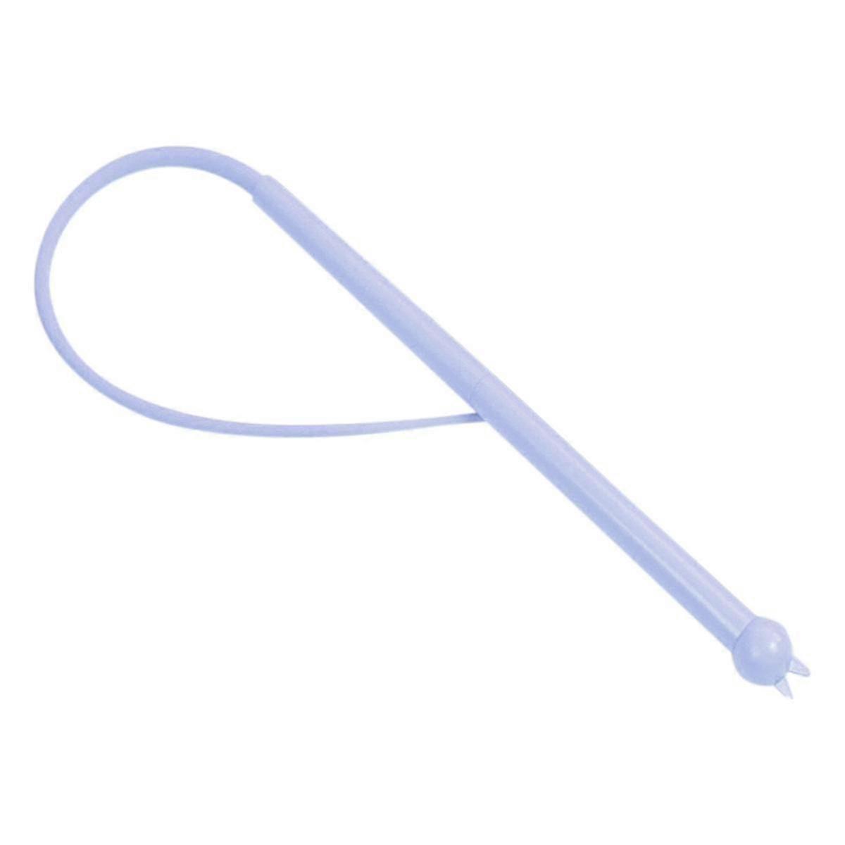 Mulated Mouse Tail Cat Toy Cat Teaser Funny Stick Silicone Long Tail Pet Interactive Toys Blue