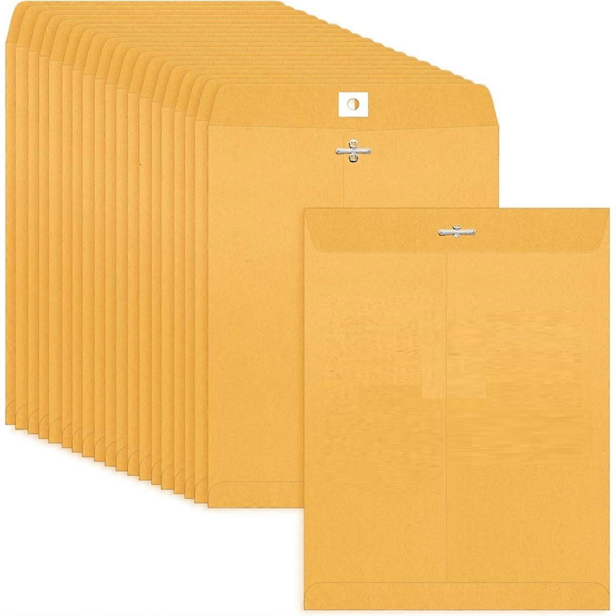 Clasp Envelopes 50 Count-9x12 Inch Kraft Envelopes with Clasp Closure