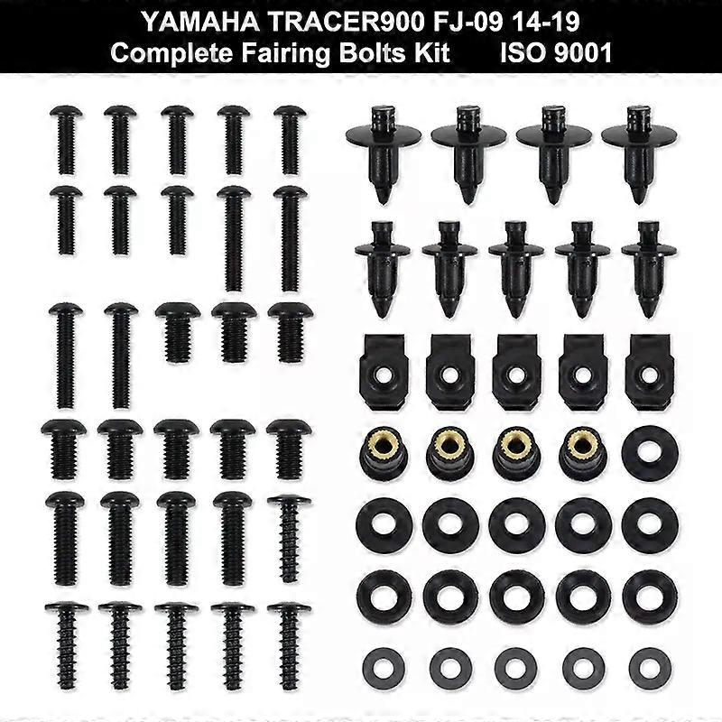 Fit For Yamaha Tracer 900 FJ-09 2014-2019 Complete Full Fairing Bolts Kit Cowling Covering Bolts Screws Clips Stainless Steel