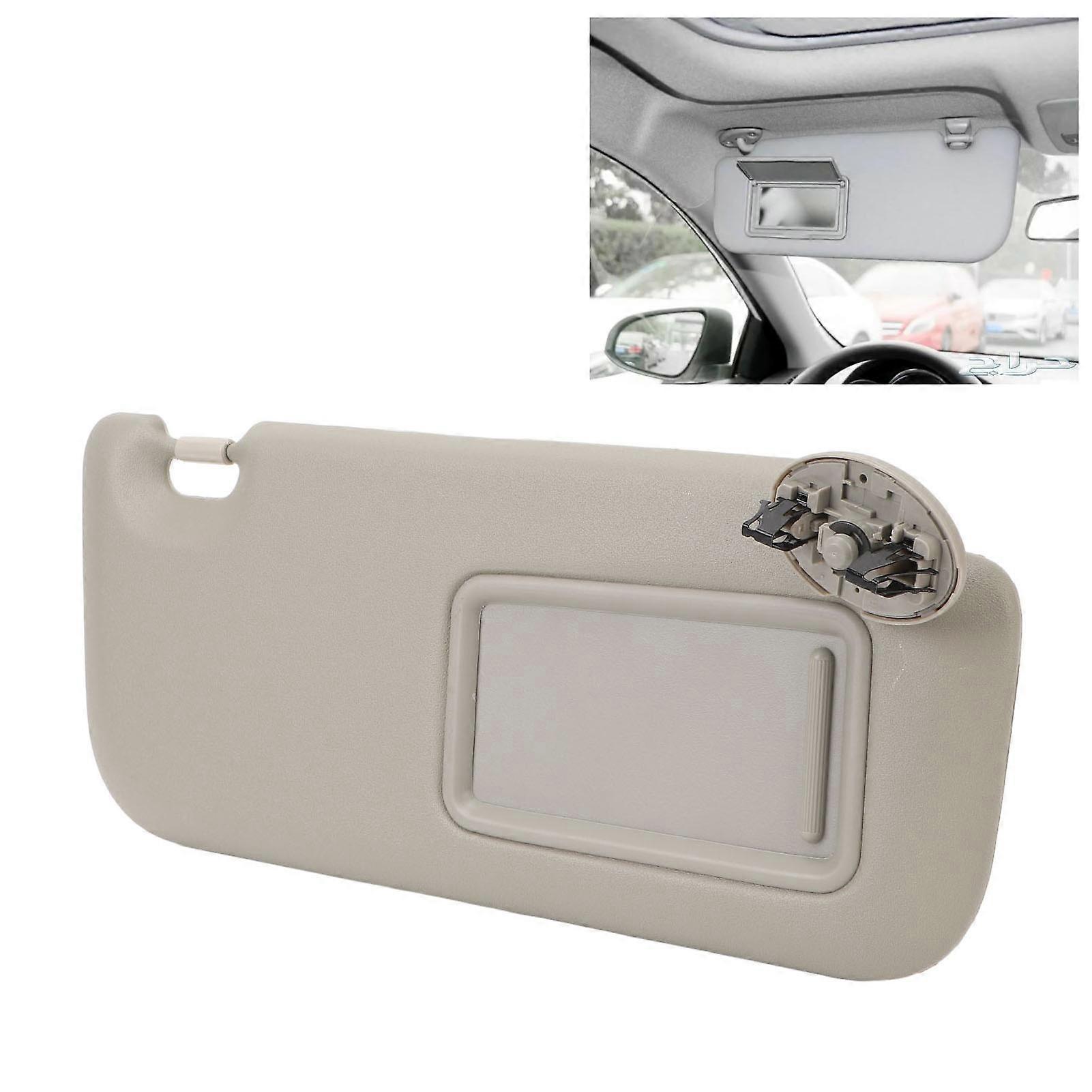 Sun Visor PU Beige Sun Shielding Mirror for Corolla 2007-2013 Right