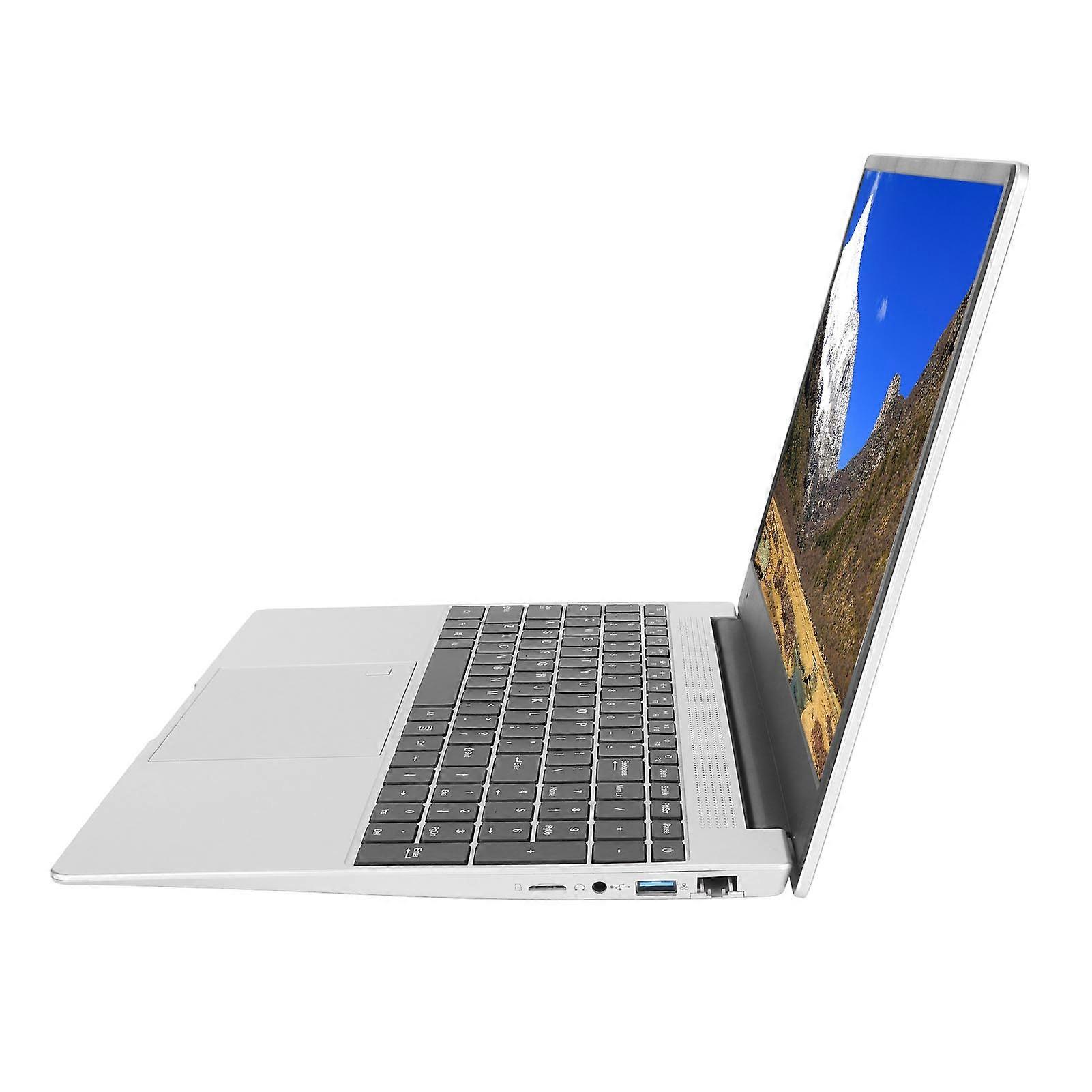 Ordinateur portable argenté 15,6 pouces, 16 Go de RAM, 512 Go SSD, processeur Quad Core N5095