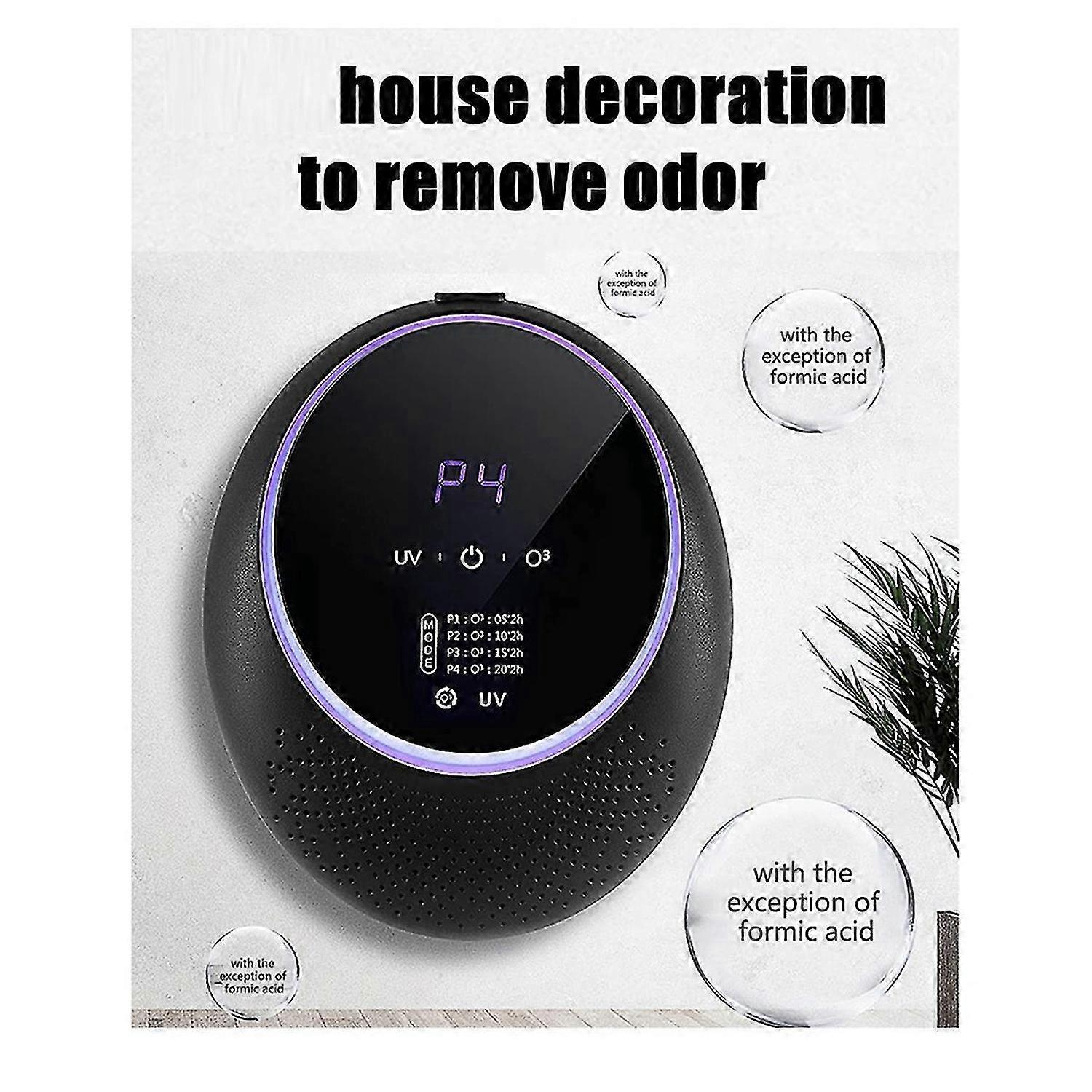 Machine Odor Removal for Home & Pets, Portable Generator black