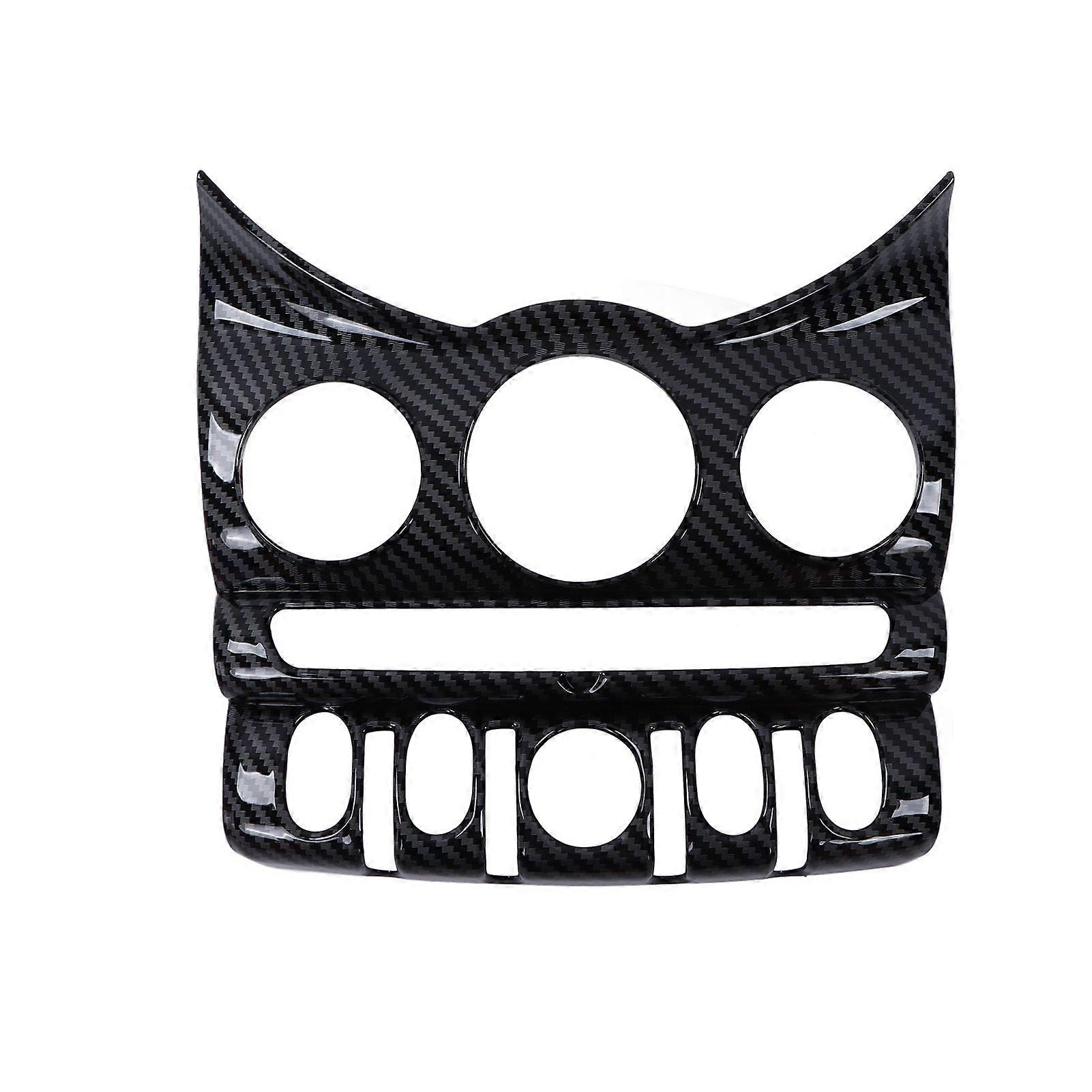 Carbon Fiber Style Air Conditioning CD Panel Cover Trims Replacement for F55 F56 F57 Hatchback 20142021
