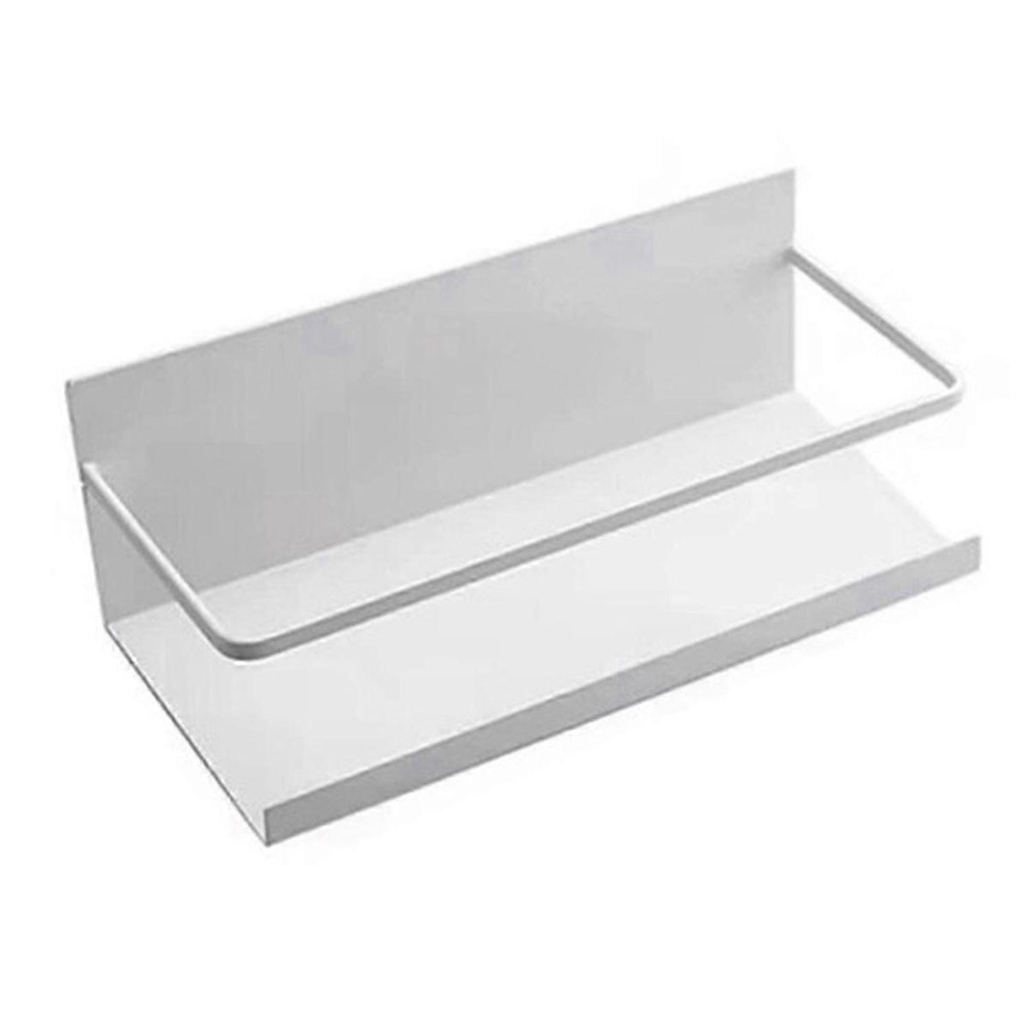 Magnetic Adsorption Rack, Spice and Condiment Storage Rack, White