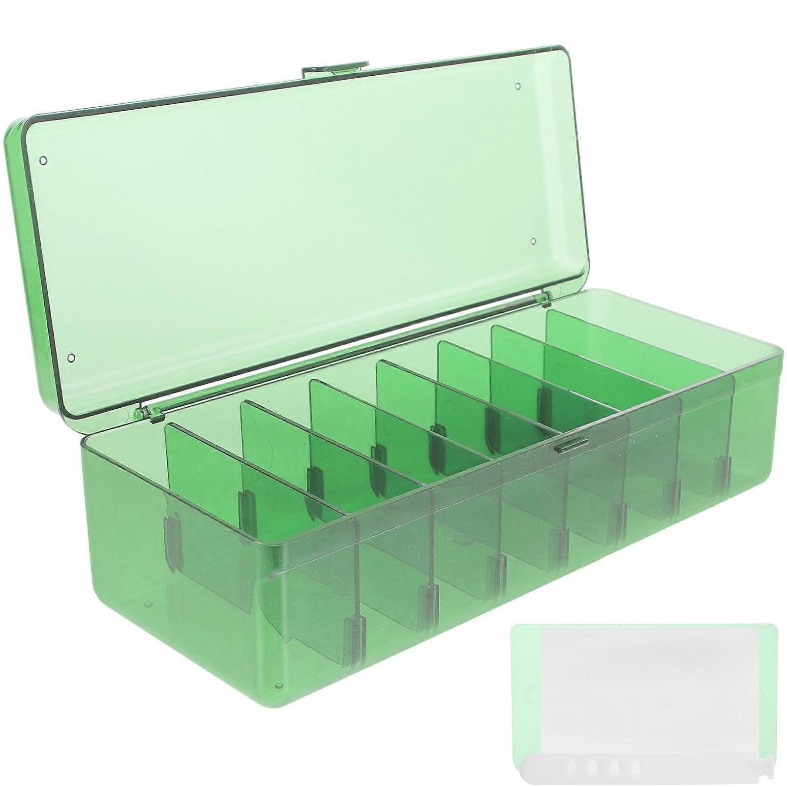 USB Cable Storage Box Cord Organizer for Office Use 3Sets Green Color