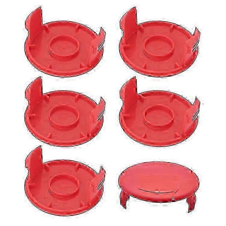 TLE-03-1 6Pcs Replacement Spool Cap Compatible For Einhell GE-CT 18 / 28 Li / GE-CT 18 / 28 Li TC Lawn Trimmer Accessory