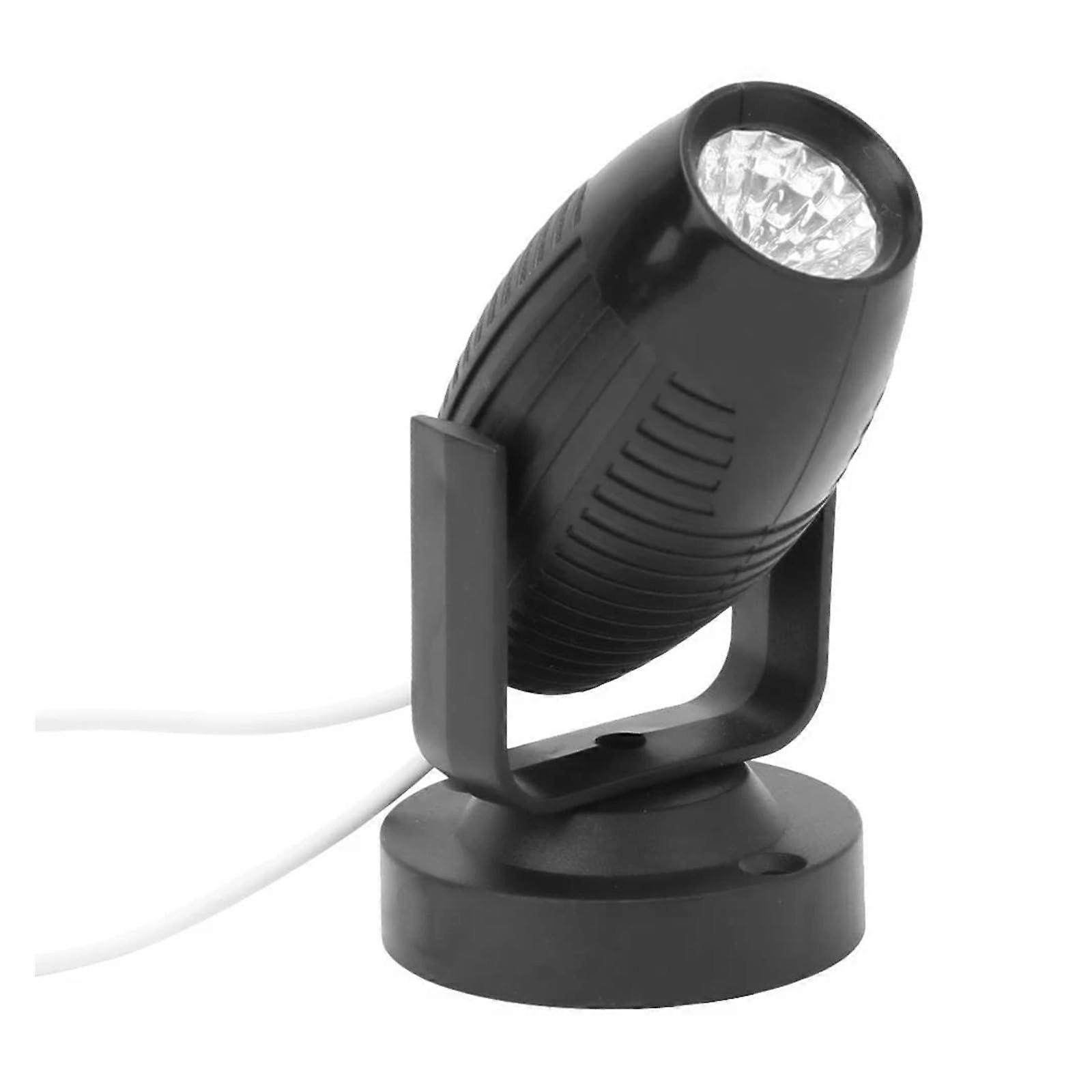 Mini RGB 3W Crystal Magic Ball LED Stage Lamp 4.5x8.5cm with Sound Activation and IR Remote Control for DJ KTV Disco Use Warm White