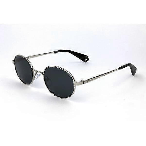 Polaroid PLD 6066/S 79D ΑΣΗΜΊ ΜΑΎΡΟ 51/20/145 UNISEX γυαλιά ηλίου (51 mm, ασημί)