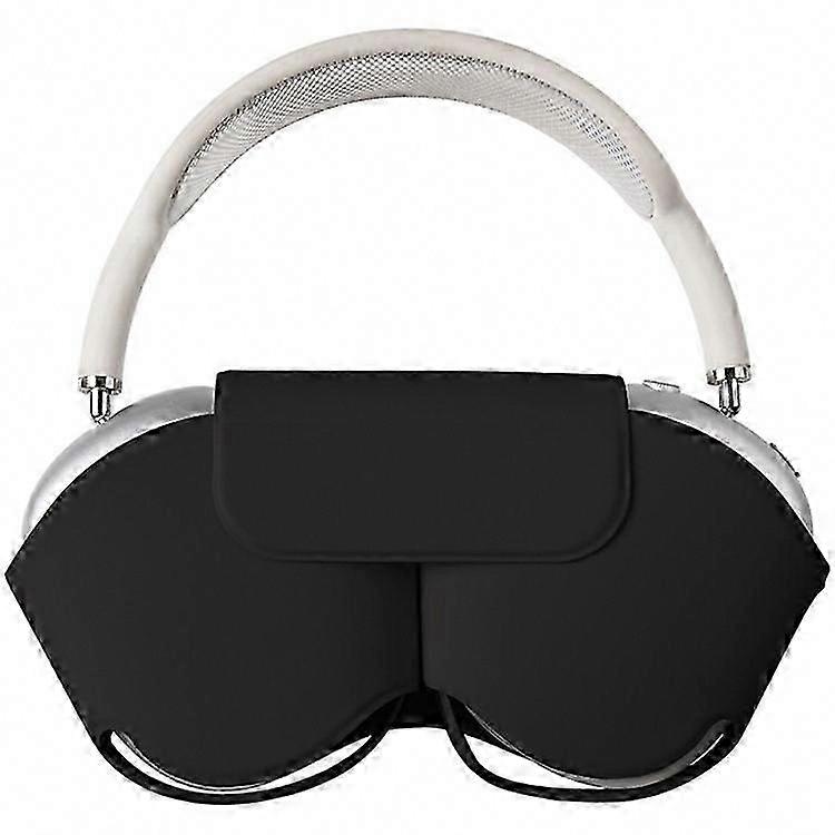 حافظة Airpods Max مع وضع السكون ، غطاء واقي من جلد البولي يوريثان لسماعات الرأس