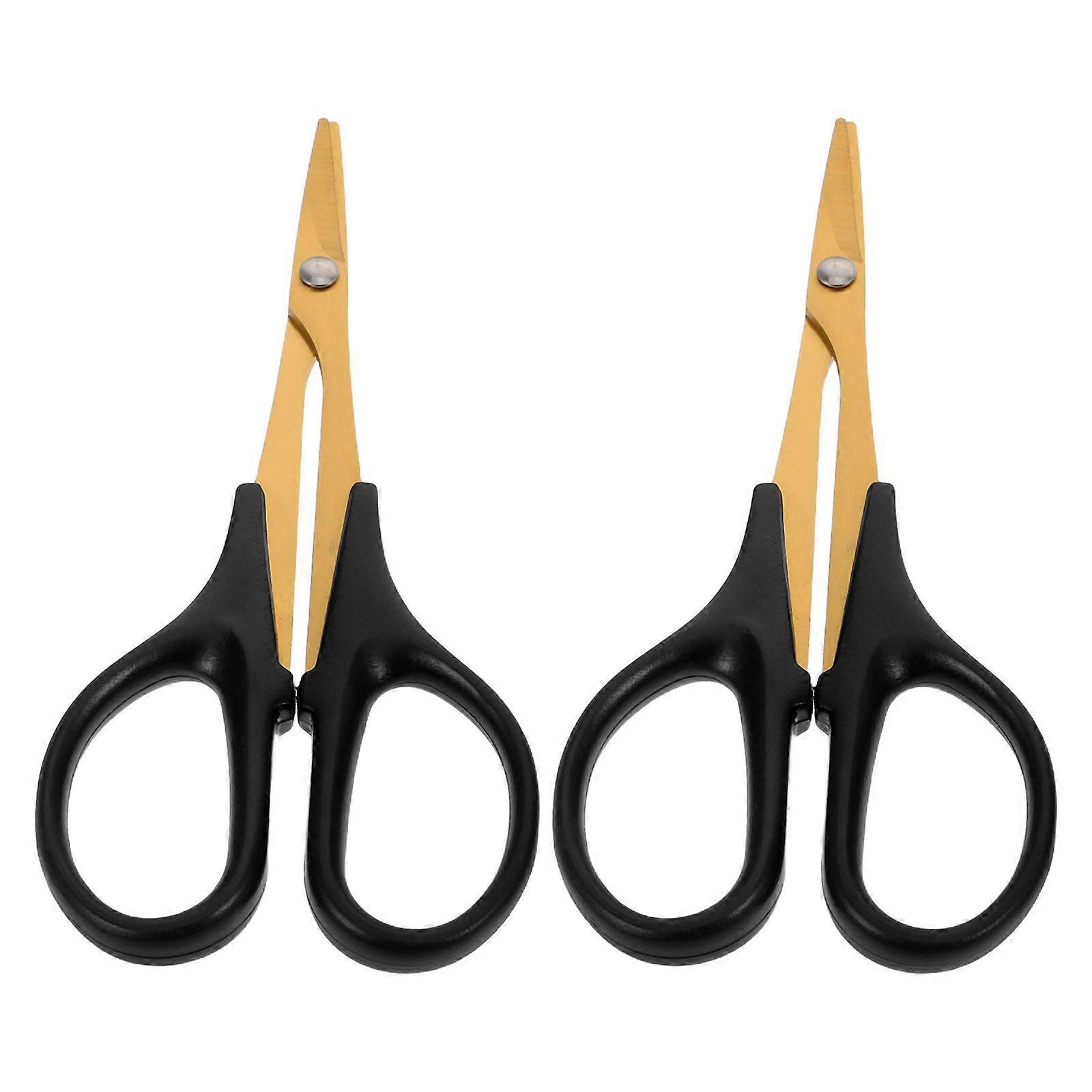 2pcs Craft Scissors: Precision Curved Scissors For Rc Car Body Shell Repair - Hobby Cutting Tools For Rc Vehicle Airplane Truck And Model Craft