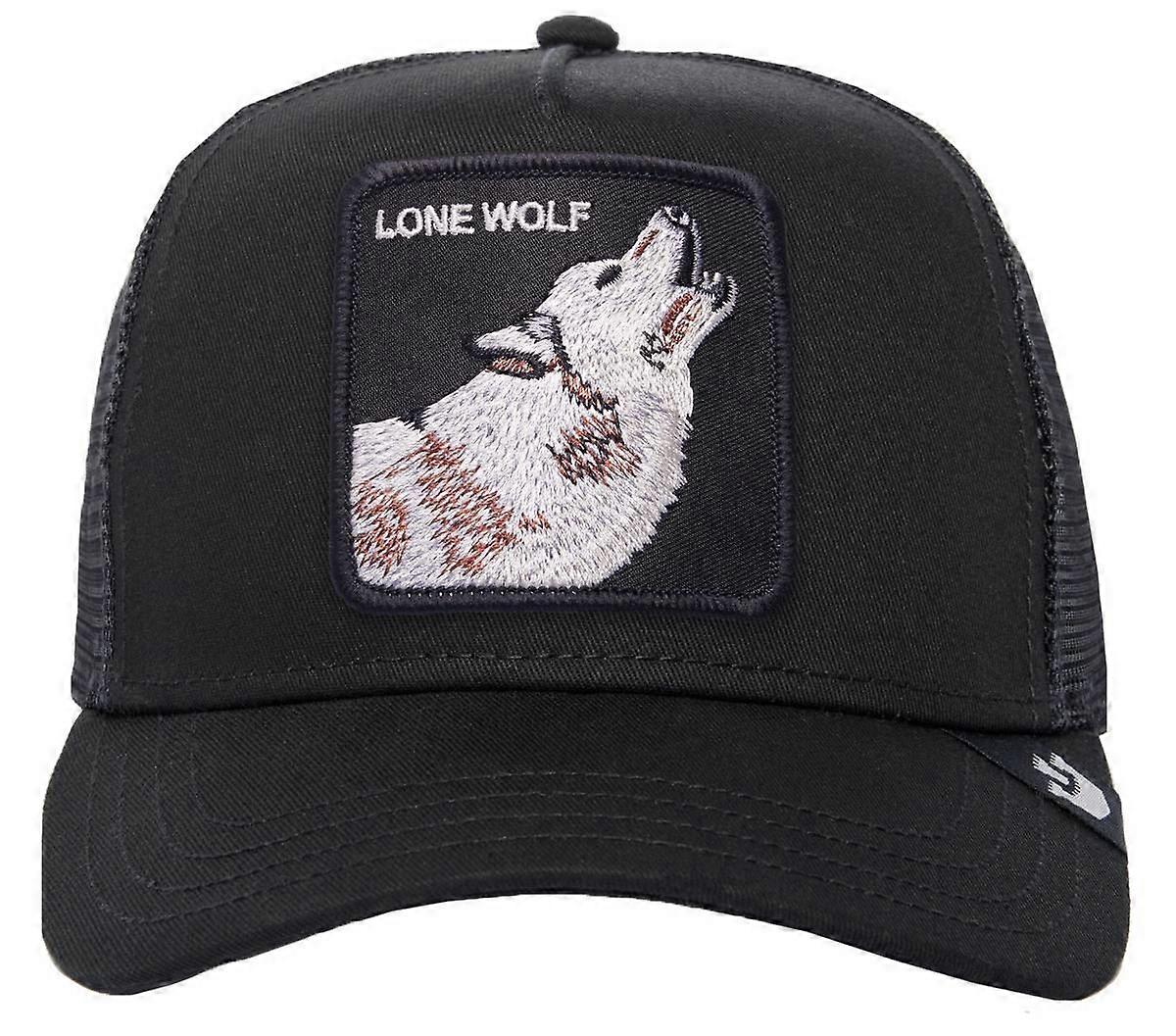 Goorin Bros The Lone Wolf Trucker Hat - Black