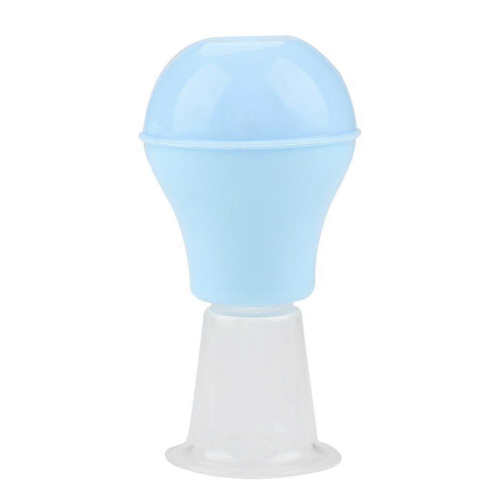 Women Portable Soft Cups Correction for Inverted Flat Nipples Aspirator Puller(Blue)