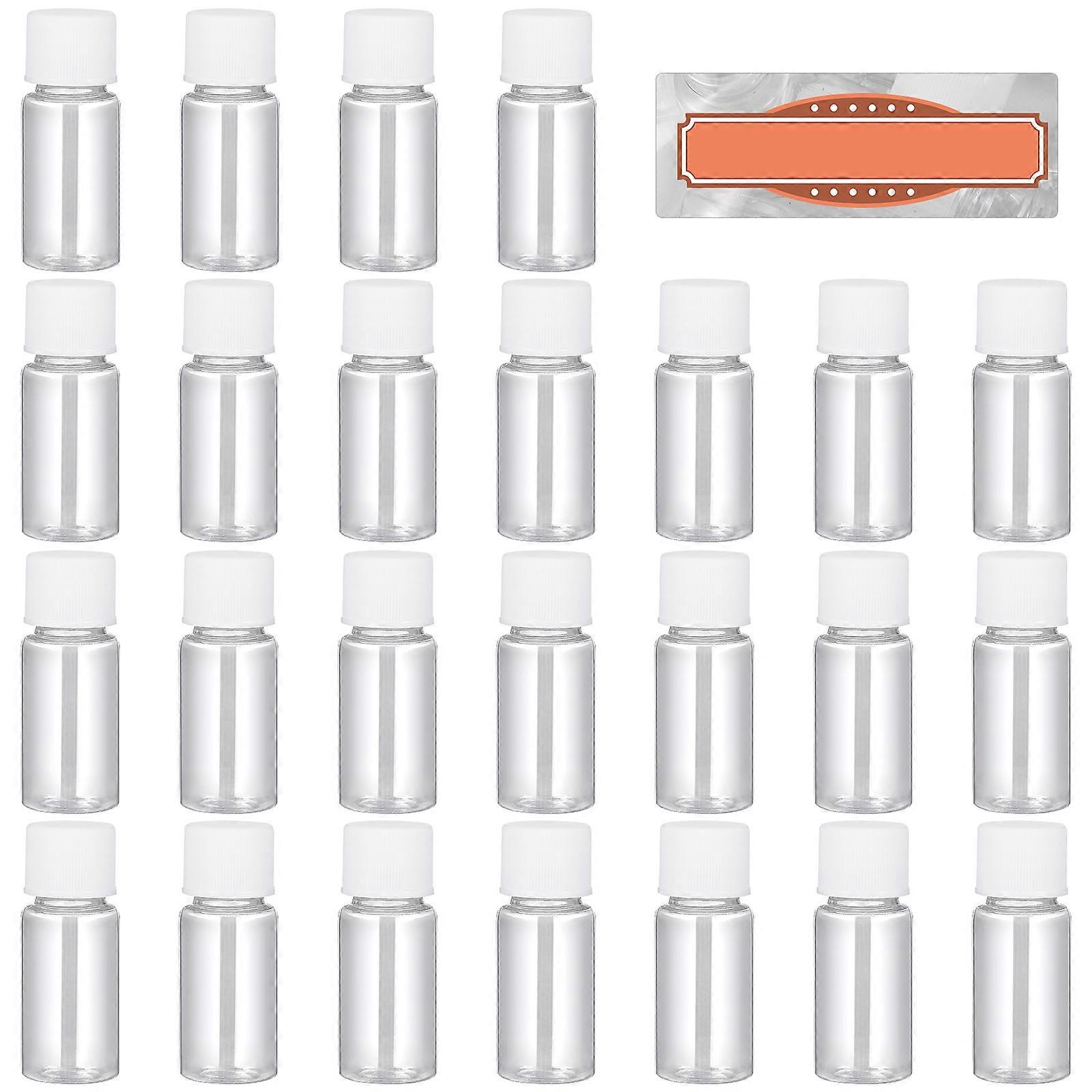 Soap Bottles Transparent Sample Bottle for Storage Use 25Pcs