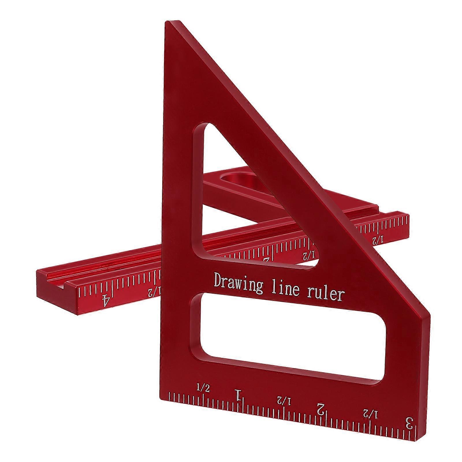 Multi-Angle Measuring Ruler Square Protractor for Woodworking Precision