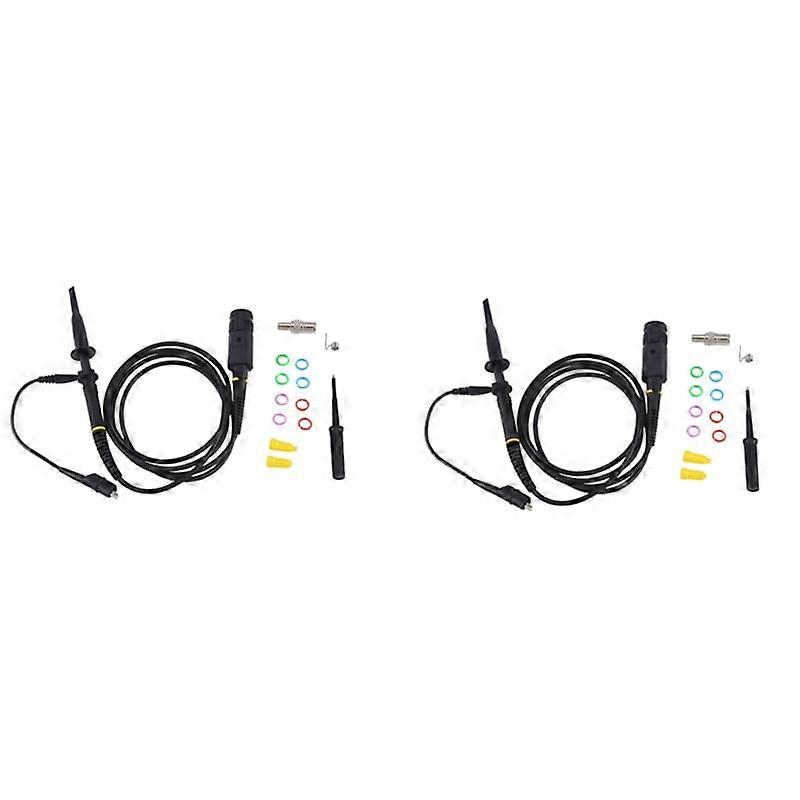 2X P6500B 500MHz Oscilloscope Probe 10X 300V High Precision Test Probe 120cm for Tektronix Oscilloscope