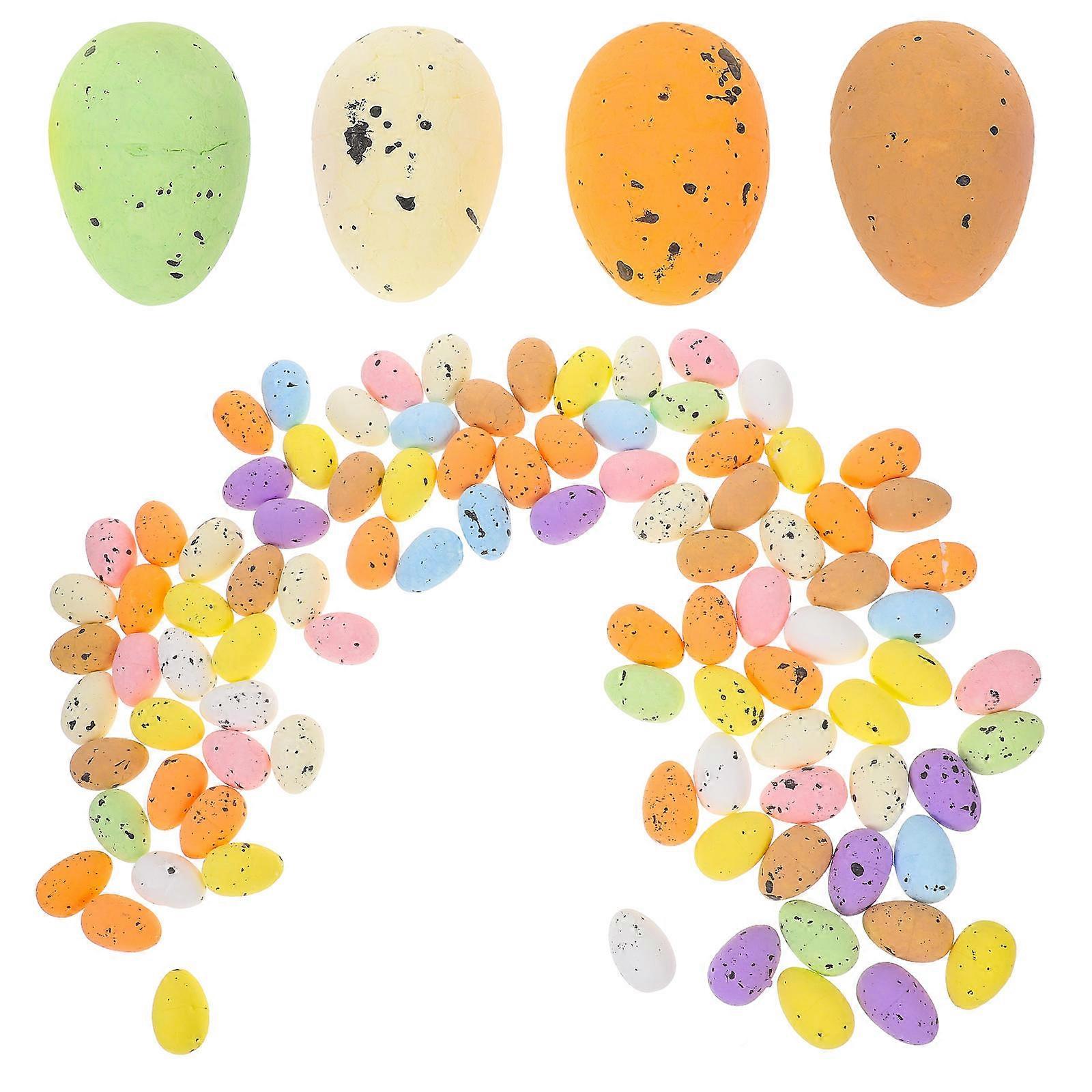 Foam Easter Eggs for Festival Decoration 400Pcs DIY Foam Eggs