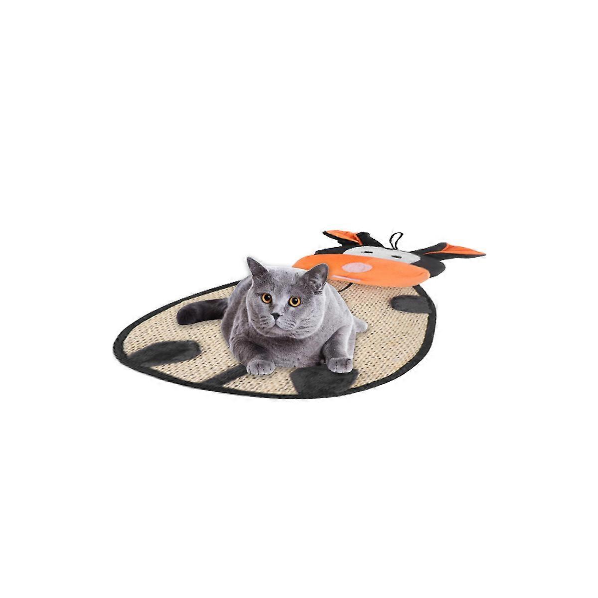 Sisal Cat Scratchers Grinding Claw Mat For Cat Toys With Bell Assorted Color 1Pack