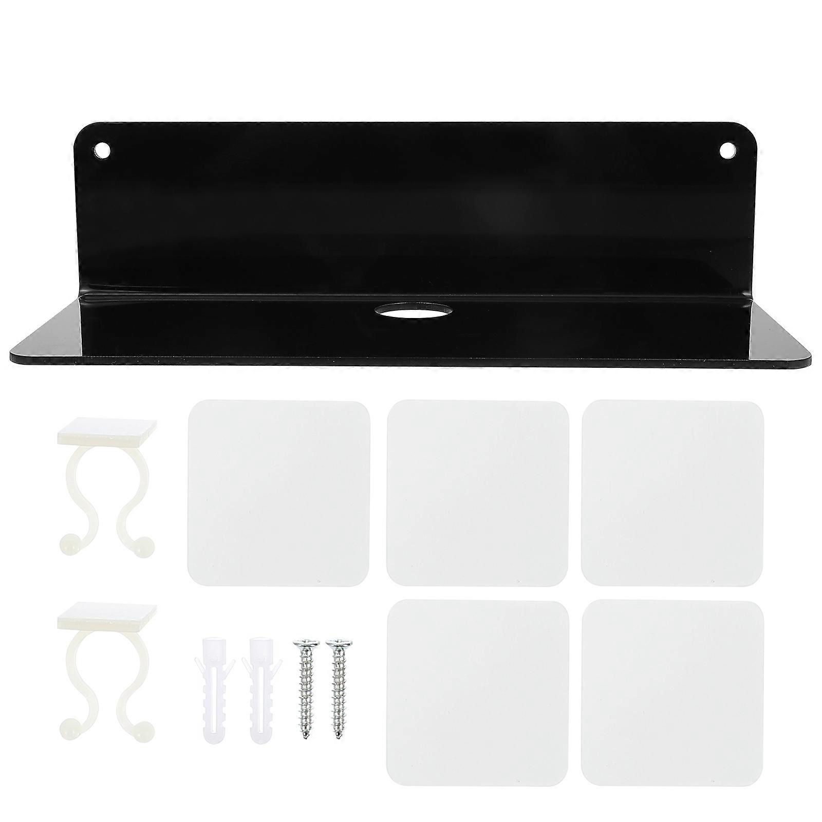 Wall Storage Shelves for Multi-Functional Storage Shelf 1Pcs Black