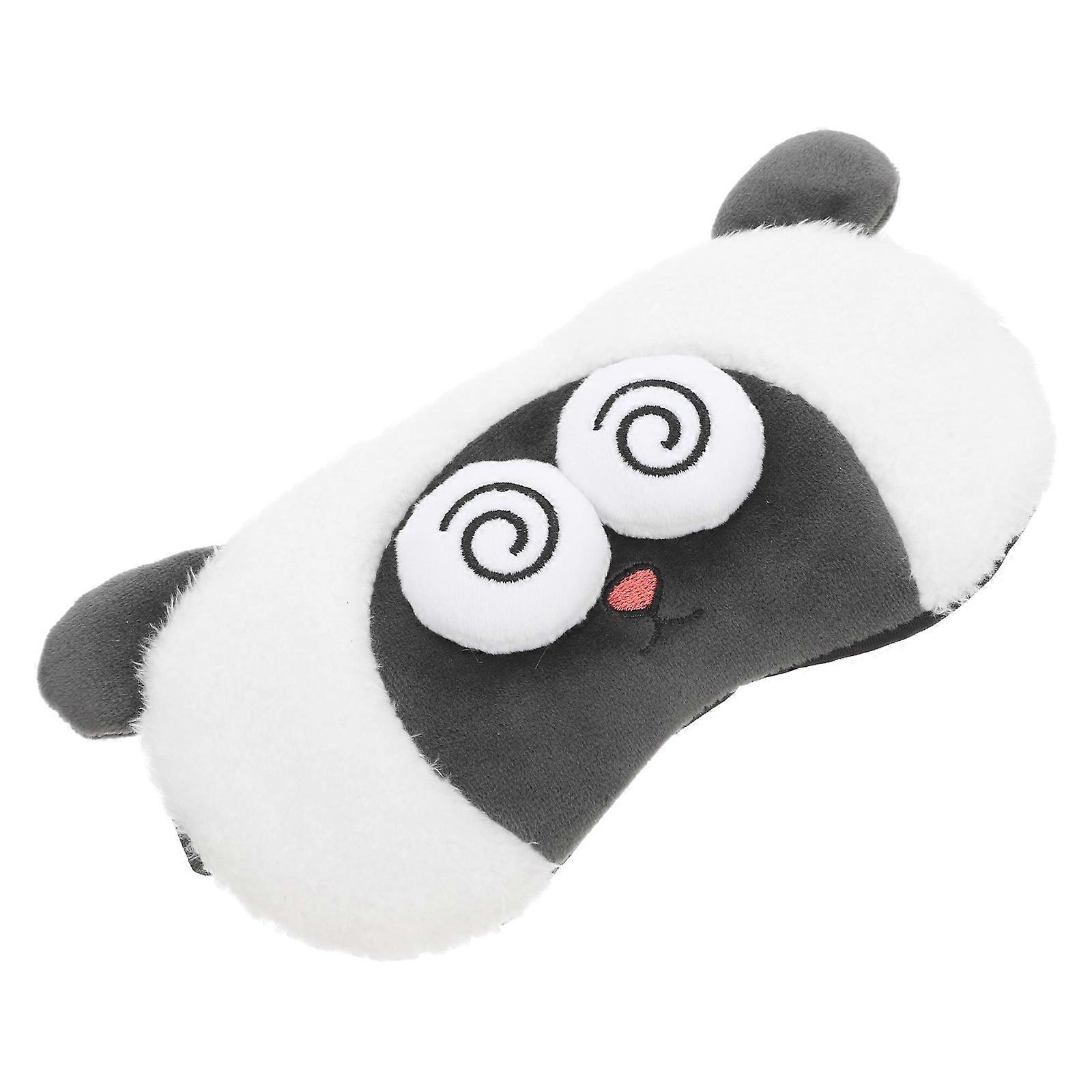 Soft Plush Sleep Mask for Relaxation 5Pcs Adjustable Sheep Design Eye Mask