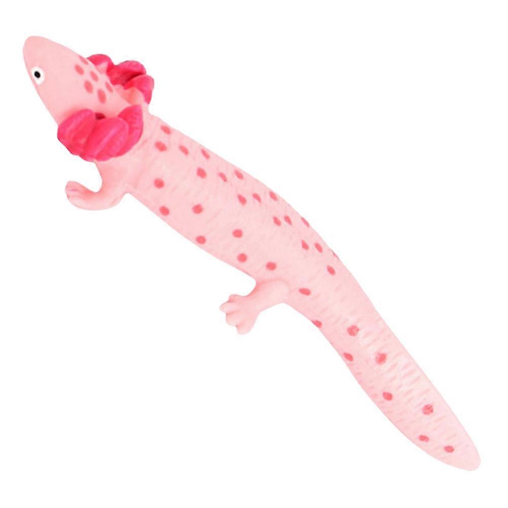 Decorative Salamander Plastic Sculpture for Home Use 4Pcs Pink Set