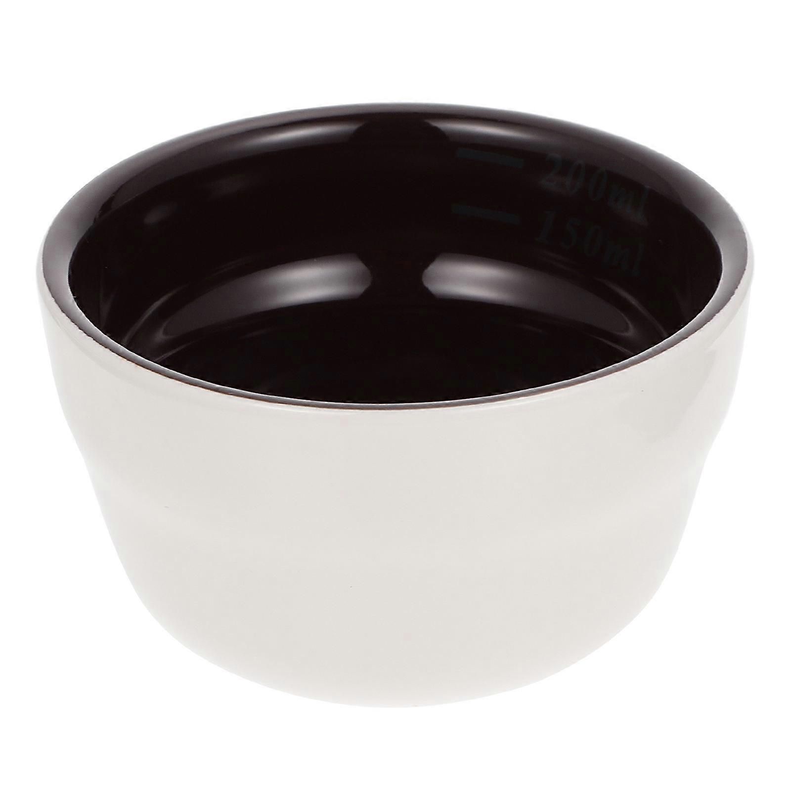 Ceramic Coffee Evaluation Cup for Cafe Use White 6Pcs Coffee Cups