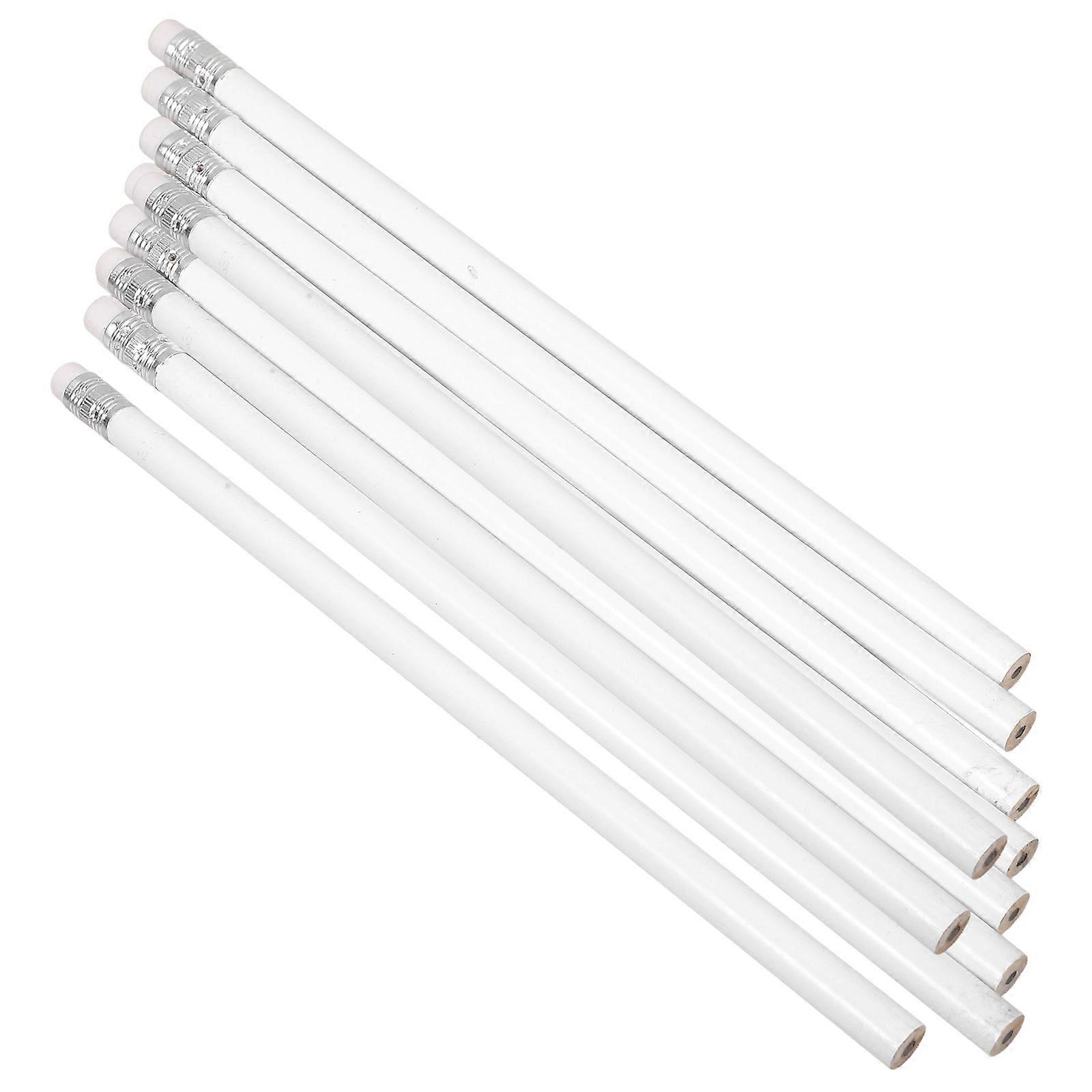 Mechanical Carpenter Pencil for Woodworking Marking 20Pcs White Set