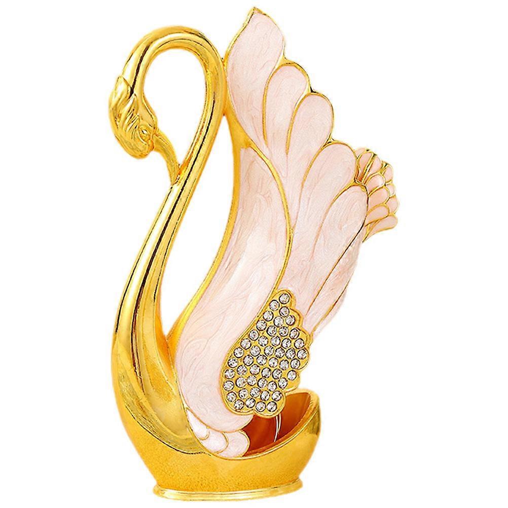 Elegant Swan Base Coffee Dessert Spoon Set For General Adults With 5.89x3.14x1.97in Dimensions 3 Sets