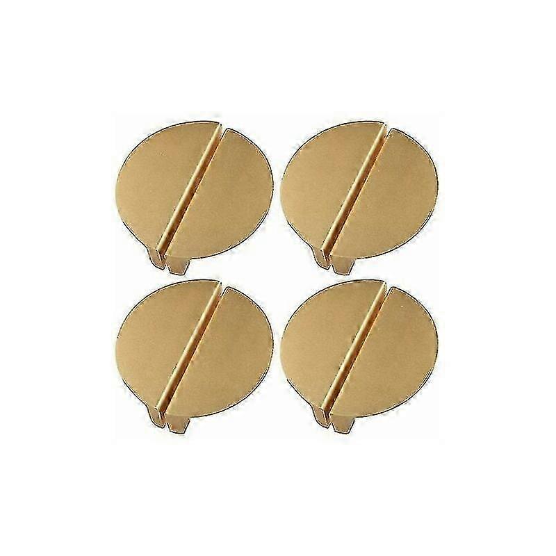 Champagne Gold Drawer Pulls, 2.5-inch Half-Moon Handles, Set of 2 2025