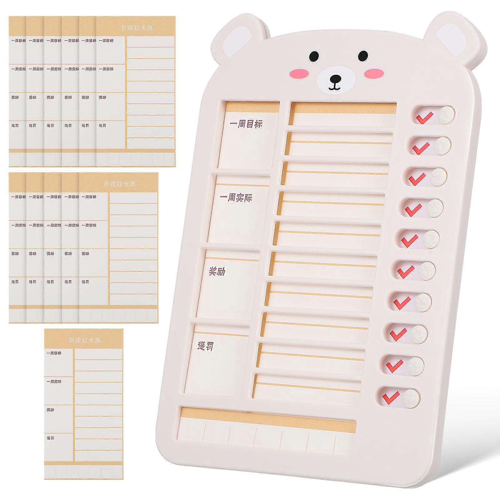 Goal Planner for Women Weekly Task Planner 4Pcs Office Notepad