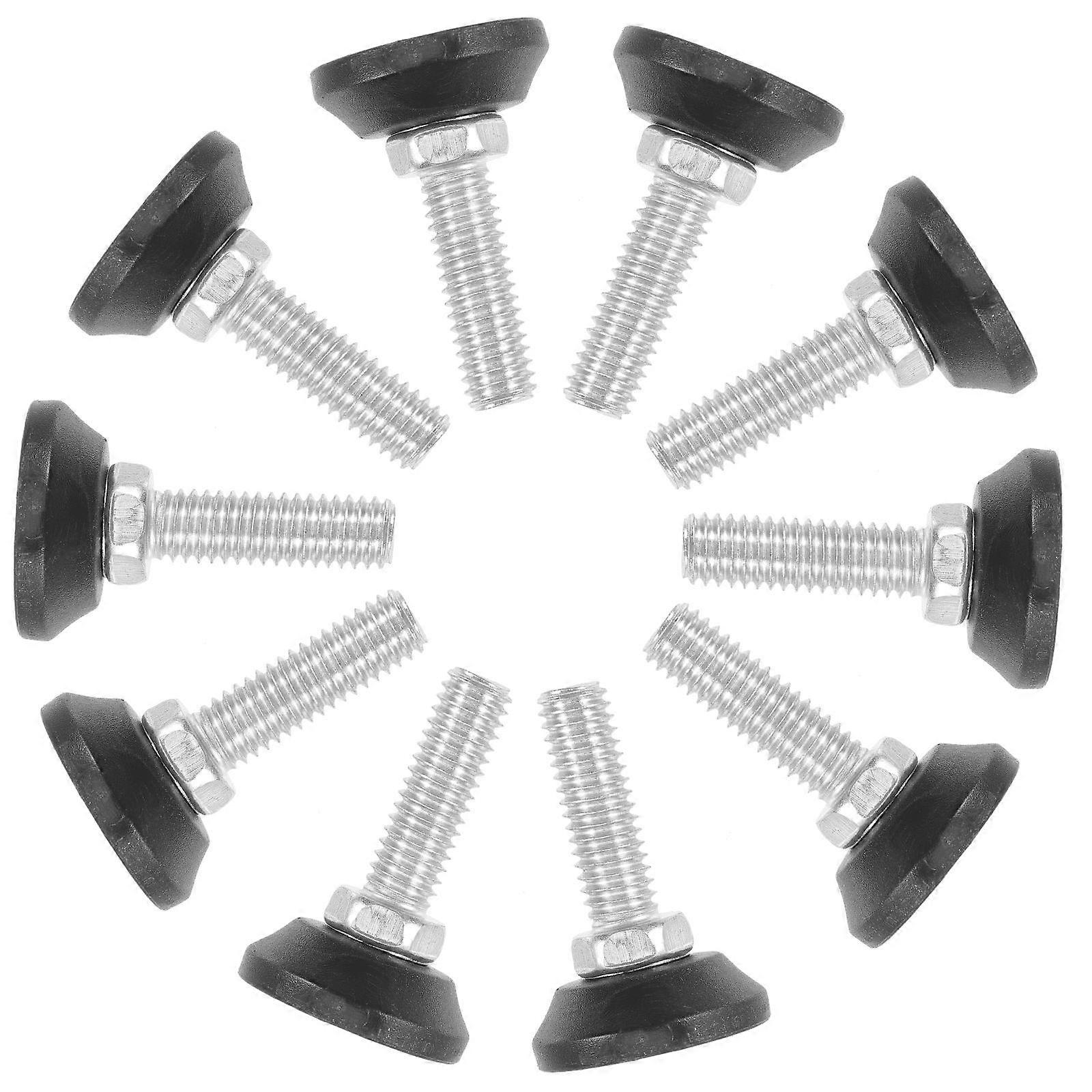 Assorted Color Adjustable Furniture Levelers Thread Inserts 60Pcs
