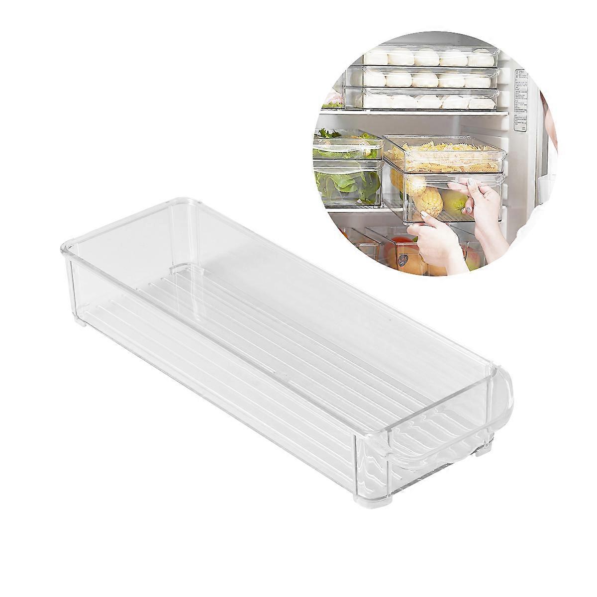 Plastic Sealed Box Fridge Bin Organizer for Storage Stackable