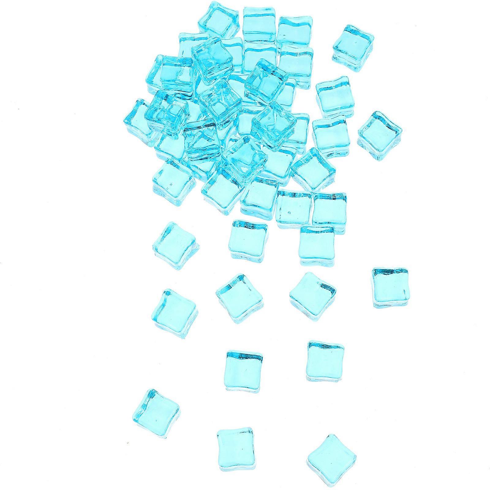Reusable Ice Cube Plastic Ice Cubes for Party 100Pcs Decorative Squares