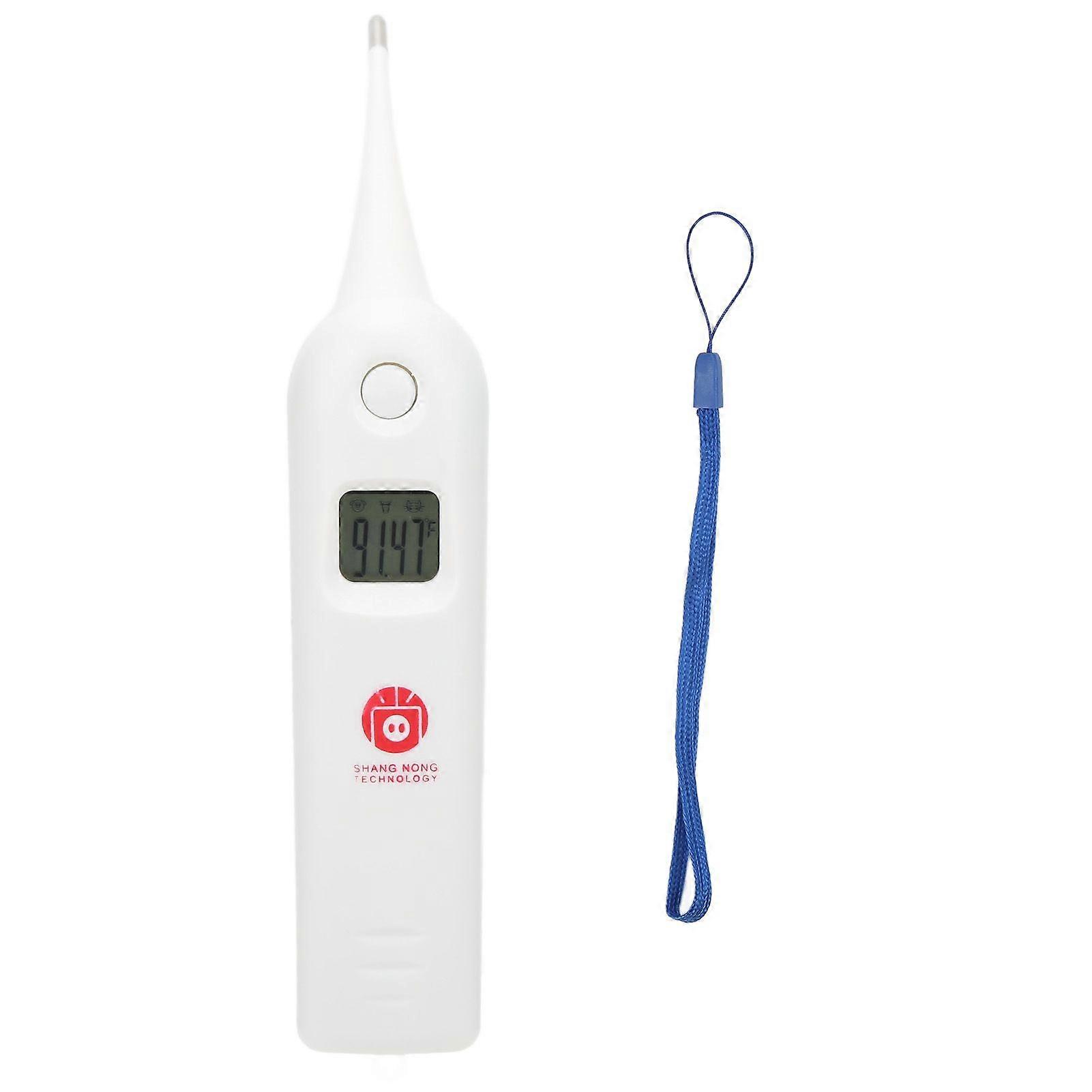 Pig Thermometer Electronic LCD Pet Veterinary Thermometer with Memory Function for Dogs Cats Cows Pigs