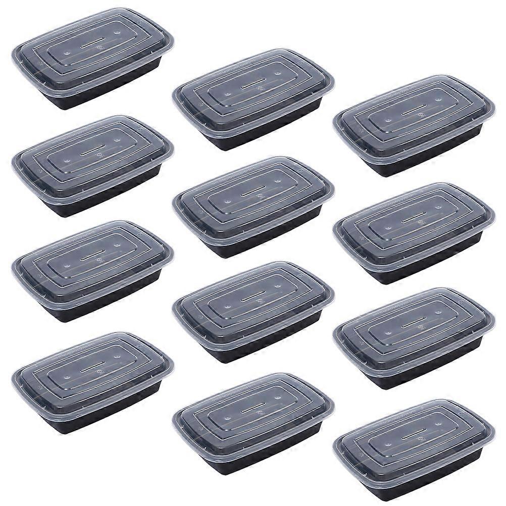 Lunch Bento for Storage 30Pcs Black