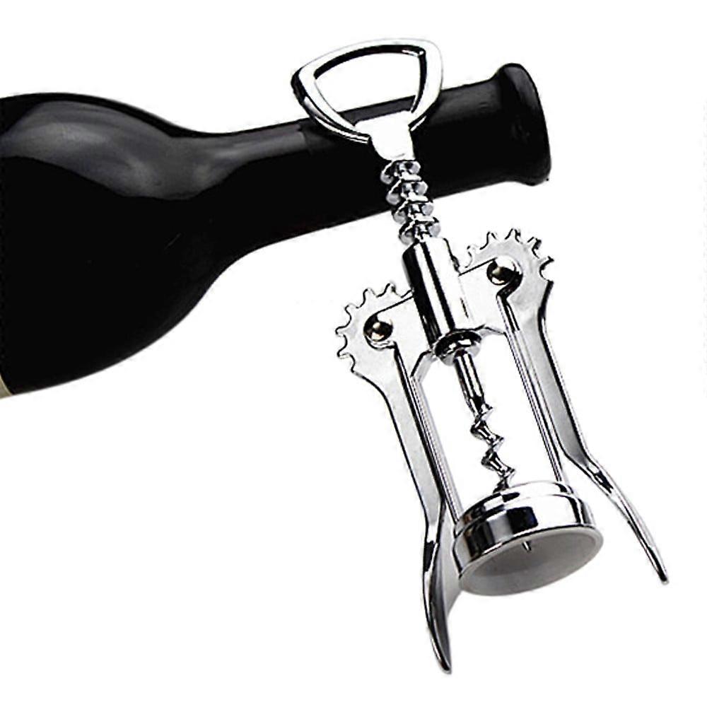 SDJMa Wine Opener, Winged Corkscrew, Built-in Wine Bottle Opener, Manual Multifunctional Cork Screw for Waiter & Bartender, Heavy Duty