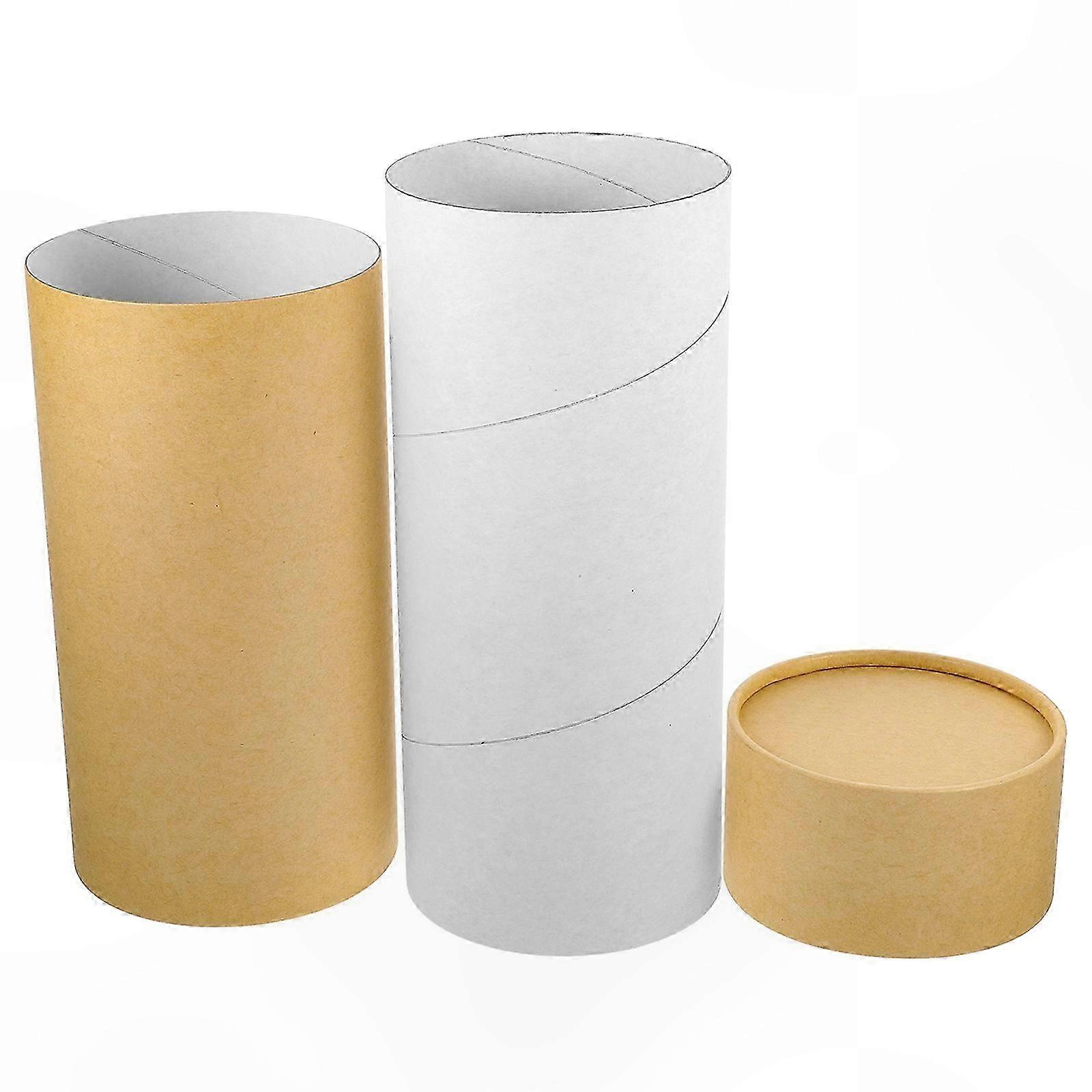 Eco-Friendly Small Paper Urn for Ashes Storage with Vent Design Light Yellow 3.5 Inches Container