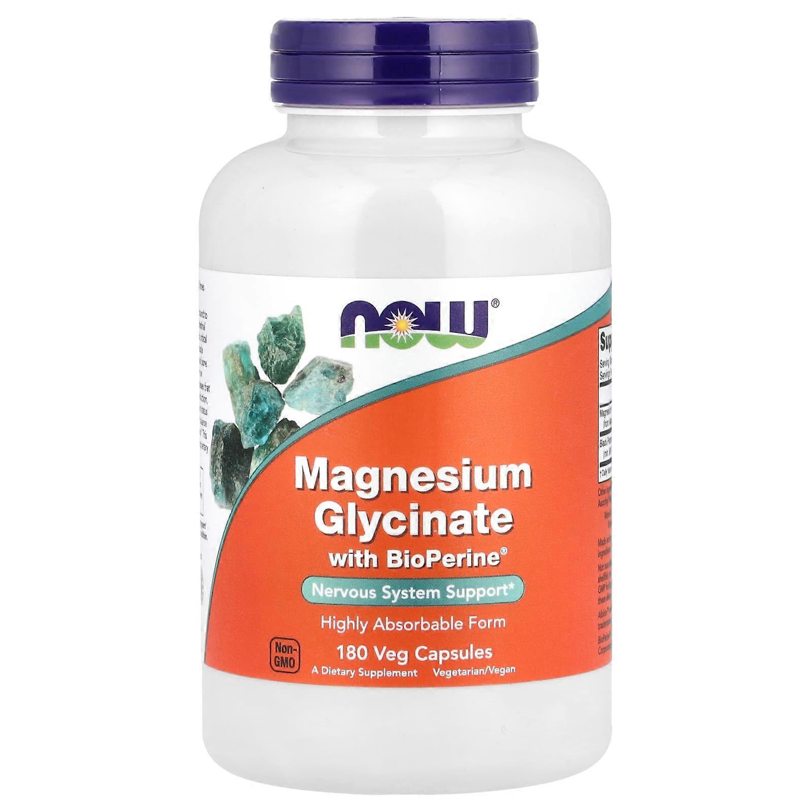 Magnesium Glycinate with BioPerineÃÂÃÂÃÂÃÂÃÂÃÂÃÂÃÂ¬ÃÂÃÂÃÂÃÂÃÂÃÂÃÂÃÂ, 180 Veg Capsules