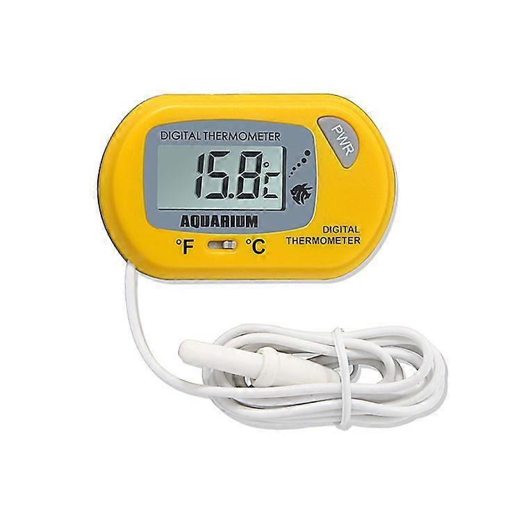Digital thermometer - Accurately reads aquarium temperature - Easy to install - Comes with 2 suction cups