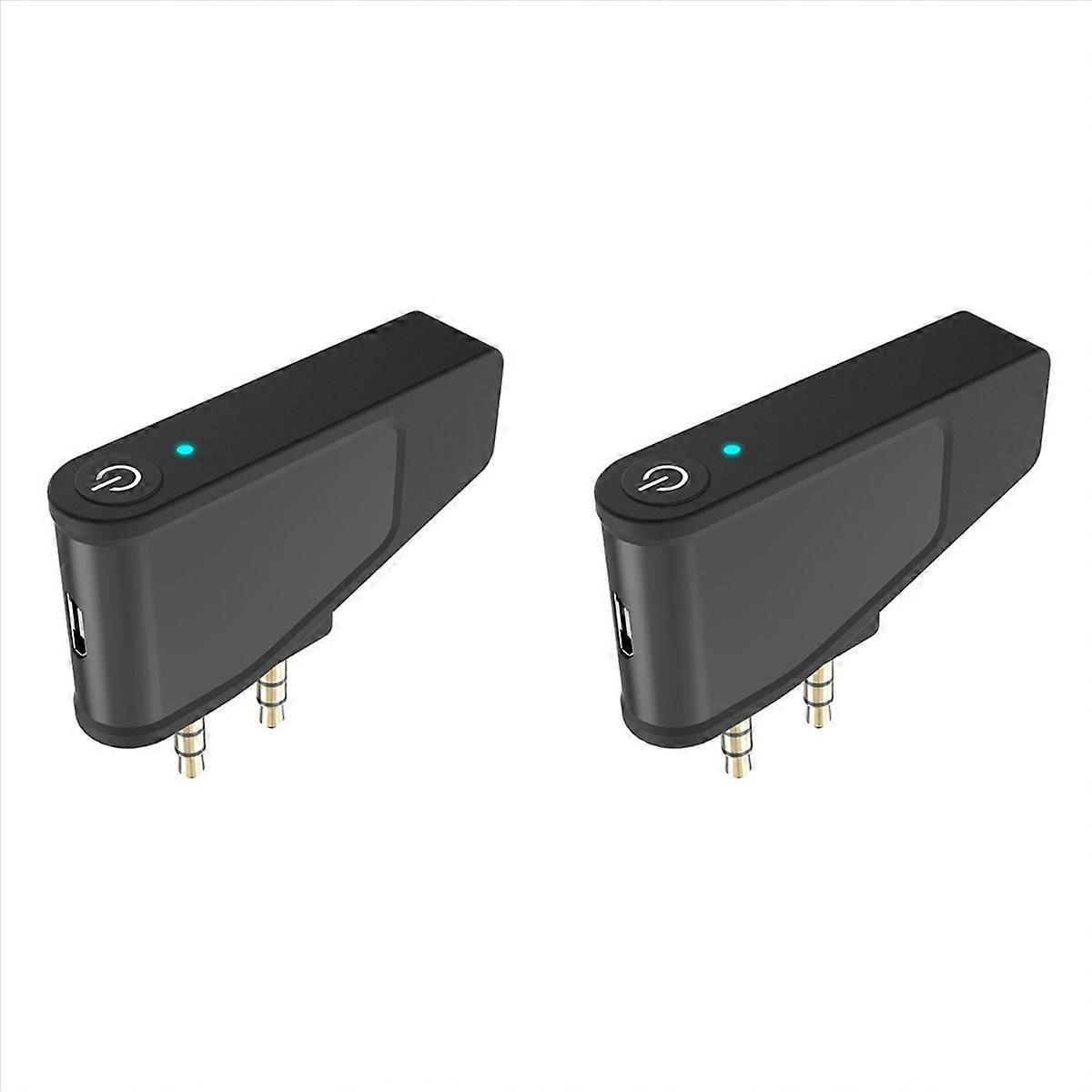 Bluetooth 5.3 Airplane Airline Flight Adapter A2DP Transmitter