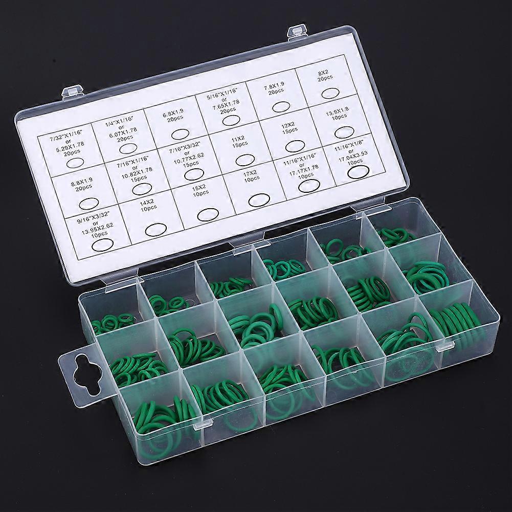 270 Pcs O Ring High Temperature Resistant Sealing Buna N Rubber Ring Assortment Kit