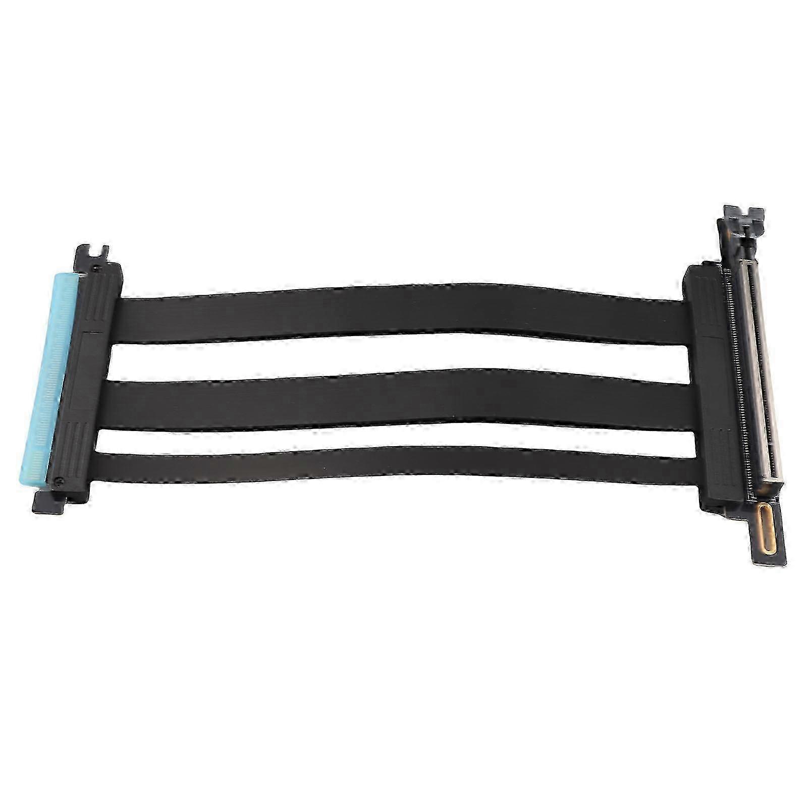 PCIe Gen5 X16 Graphics Card Extension Cable 90 Degree Dual Row High Speed Computer GPU Riser Cable Compatible