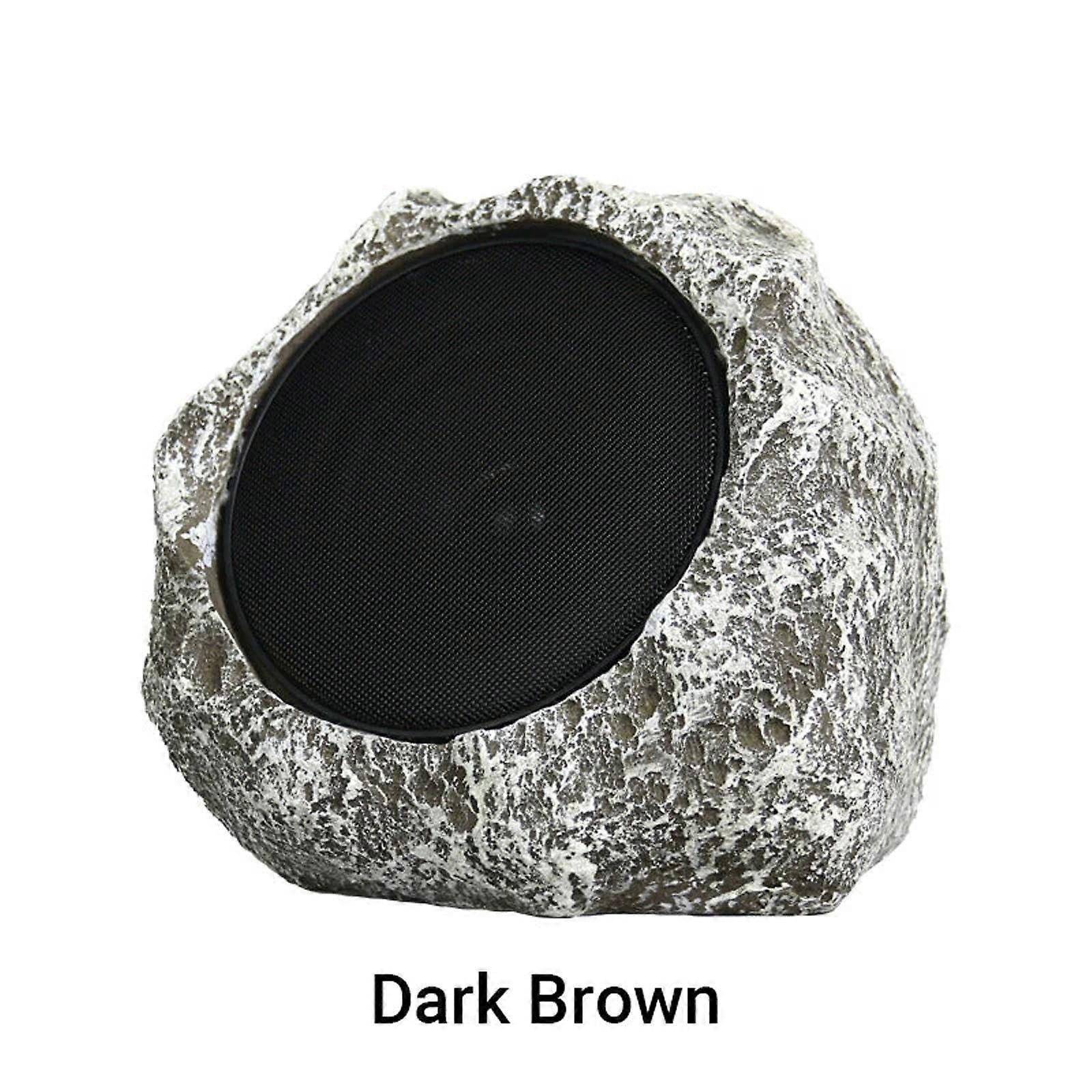 Solar Stone Bluetooth Speaker, USB Charging, Remote Control for Courtyard Lighting, Compatible with Smart Home Systems