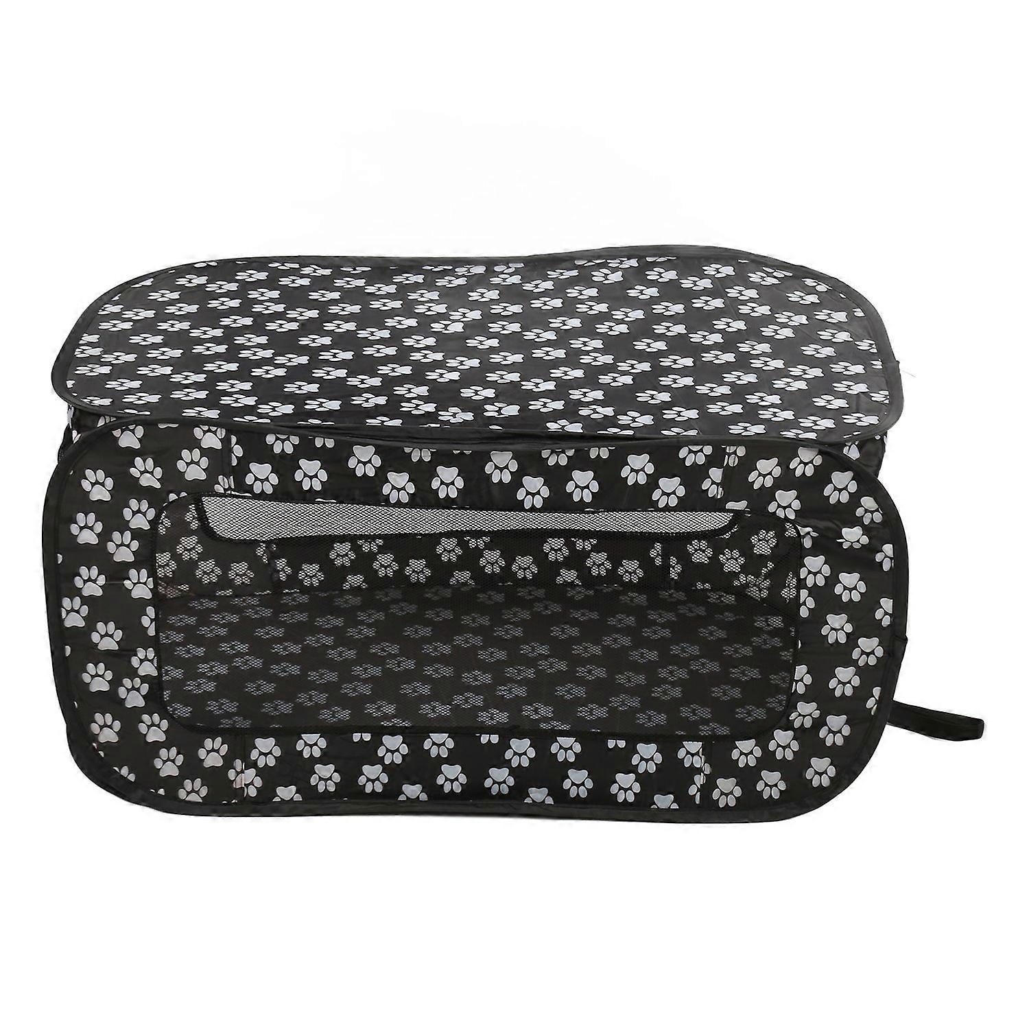 Foldable Dog Tent Pop Up Rectangle Large Space Breathable Portable Car Seat Kennel Pet Playpen for P