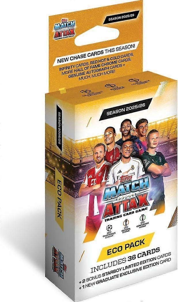 UCC Match Attax 2025/26 Eco Pack Card Game