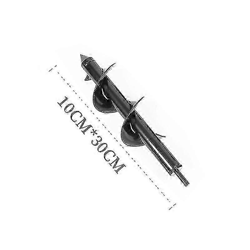 Trädgårdsskruvborrverktyg Spiralhålgrävare Markborr jordborr för fröplantering Trädgårdsskötsel Staket Blomplanterare 8 Storlek