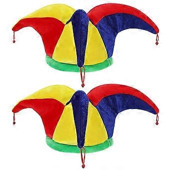 Funny clown hats with bells, clown costume accessories [D]
