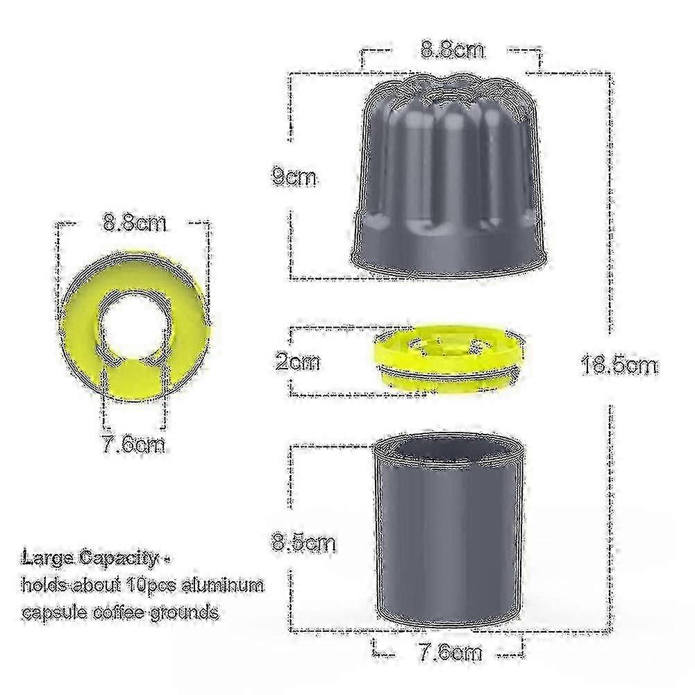 Coffee Capsule Recycler Box Small Size Coffee Capsule Recycling Bucket Tool