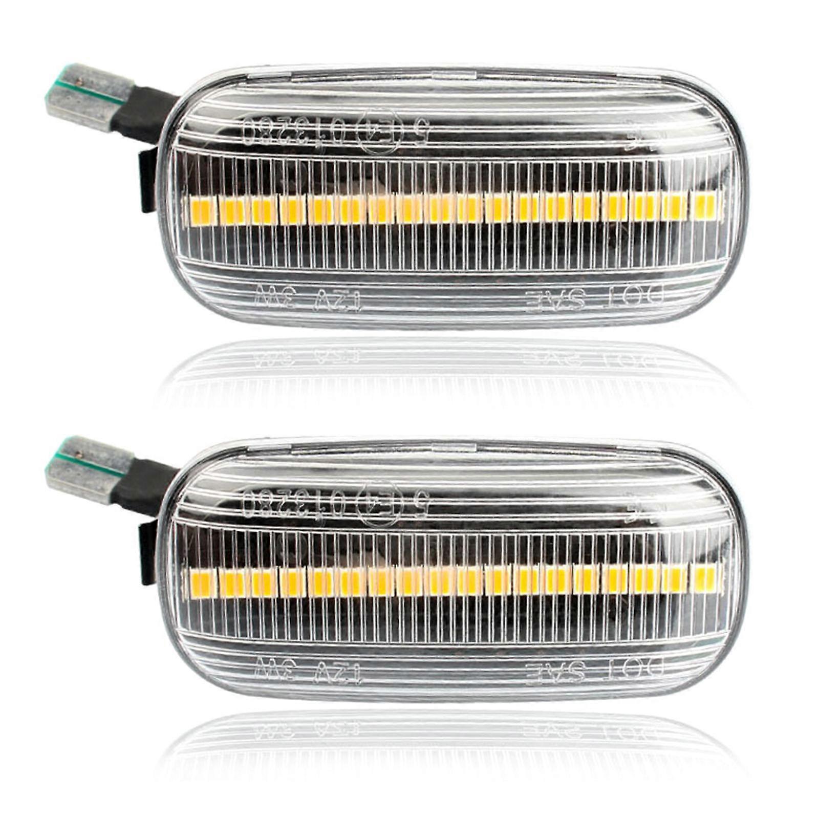 Very   Bright LED Lights Energy Efficient Turn Signal Lights Shock Resistant LED Lamp Easy to Use for German Vehicles  Multicolor